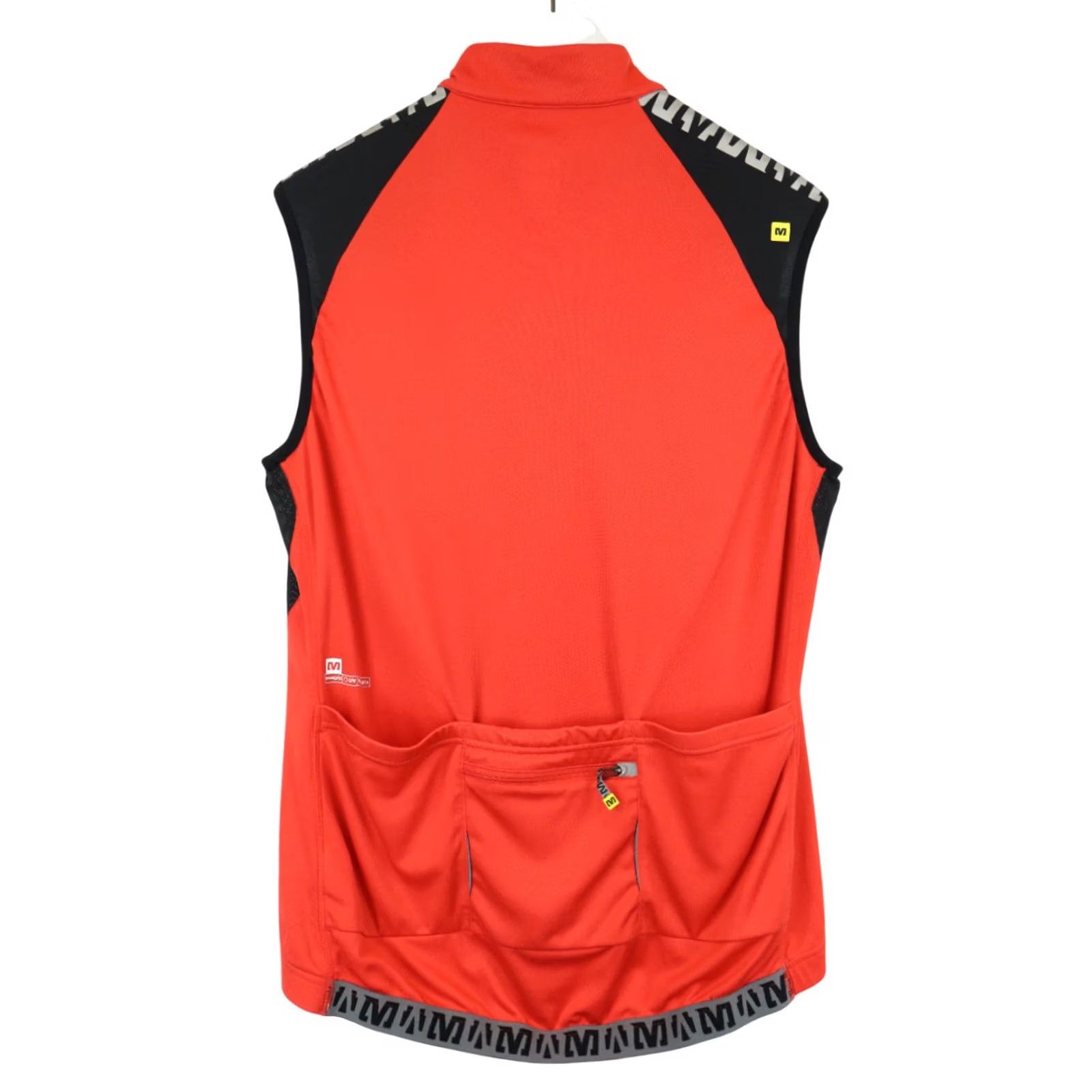 Mavi MAVIC Ride Better T-shirt Men's XL Windproof Cycling Vest Full Zipper Orange Shirt Mens XL Orange Cycling Vest Windproof Ride Better Size US XL / EU 56 / 4 - 2 Thumbnail