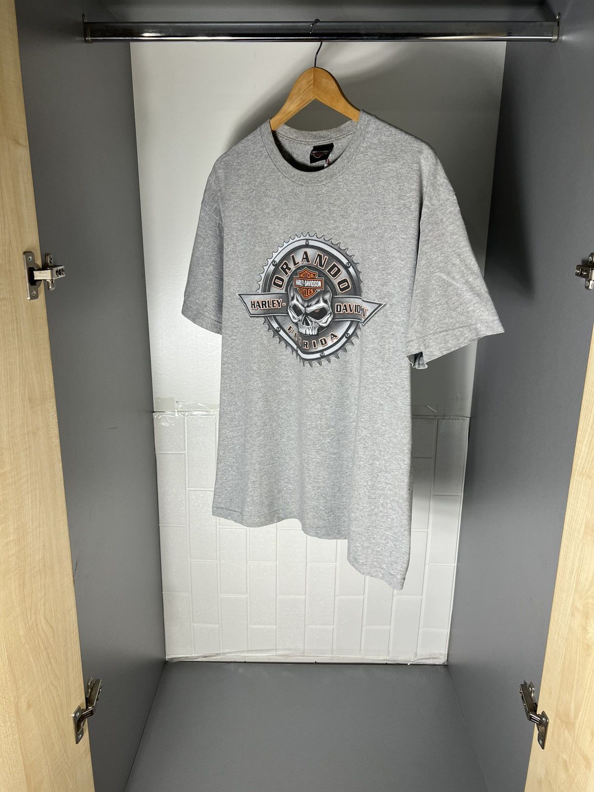 Harley Davidson VINTAGE HARLEY DAVIDSON MOTORCYCLE ORLANDO FLORIDA RETRO 90s Size US XL / EU 56 / 4 - 8 Thumbnail