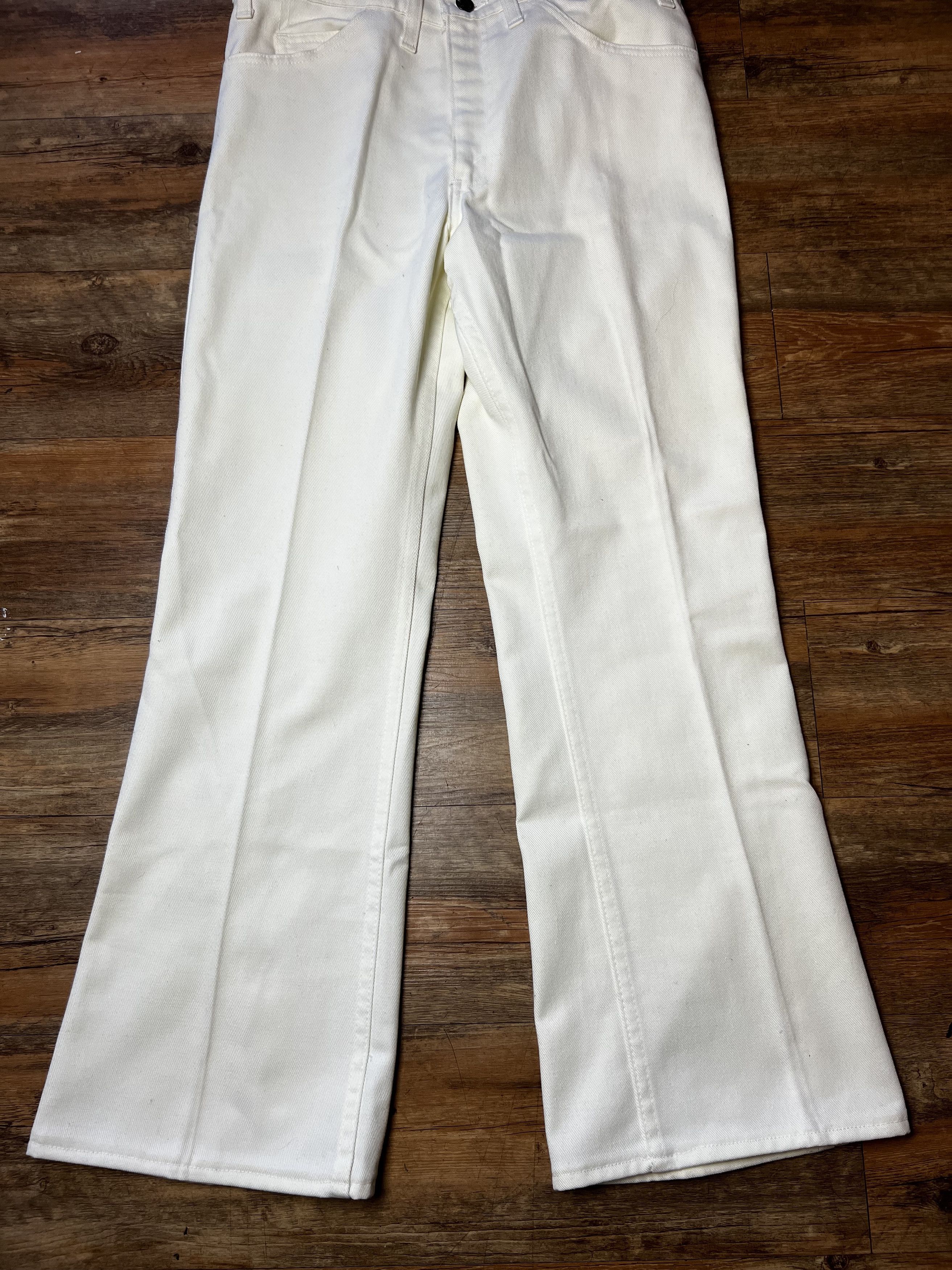 Levi's Vintage Clothing Vintage 1960's Levi's White Sta-Prest Pants Size US 32 / EU 48 - 4 Thumbnail