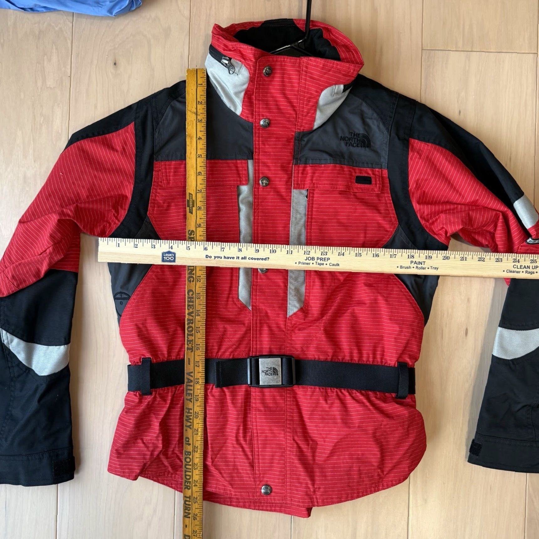 The North Face VINTAGE North Face Steep Tech Jacket Women's Small Red Full Zip Ski Winter Rendezous Size S / US 4 / IT 40 - 3 Thumbnail