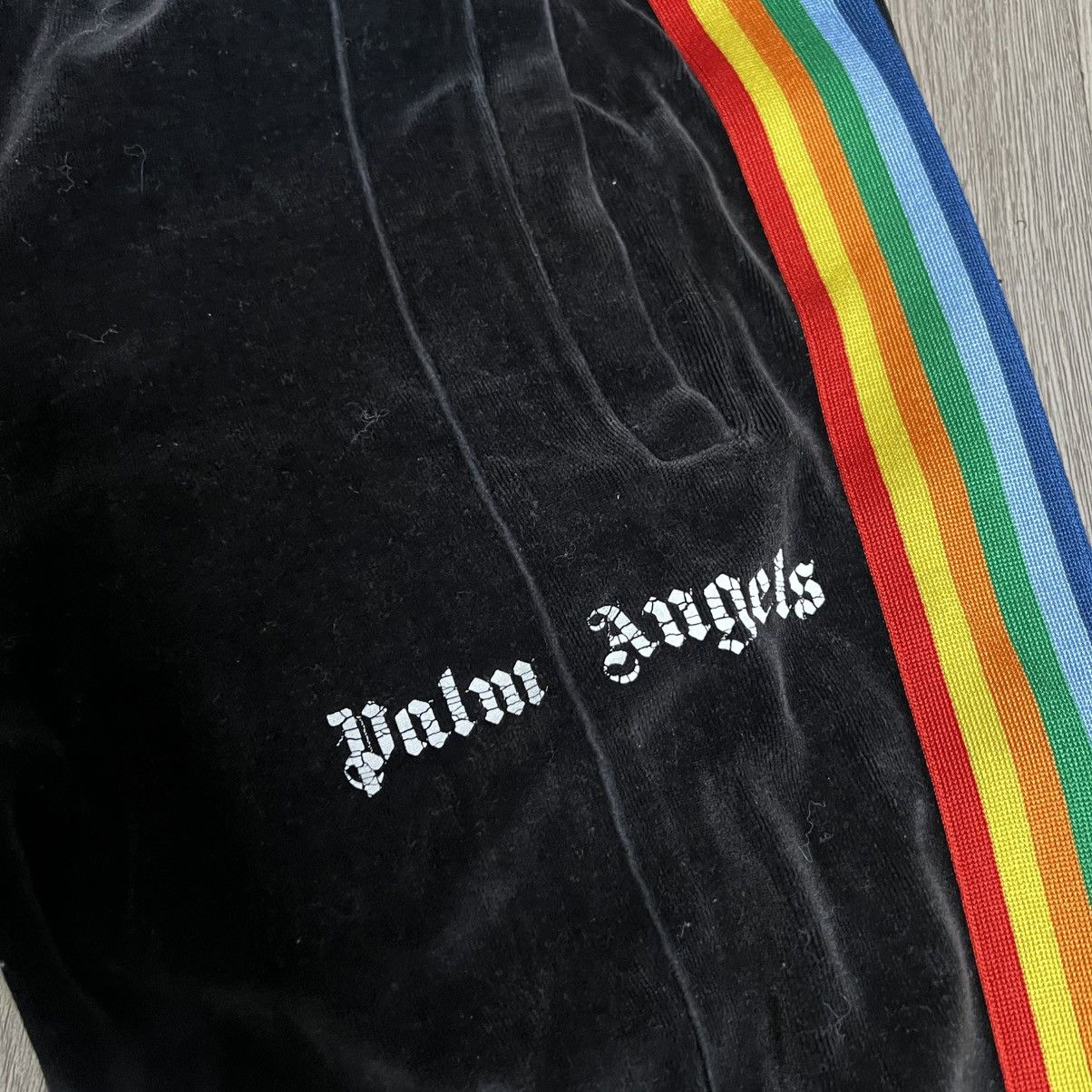 Palm Angels Palm Angels Rainbow Track Pants Black Size US 26 / EU 42 - 5 Thumbnail