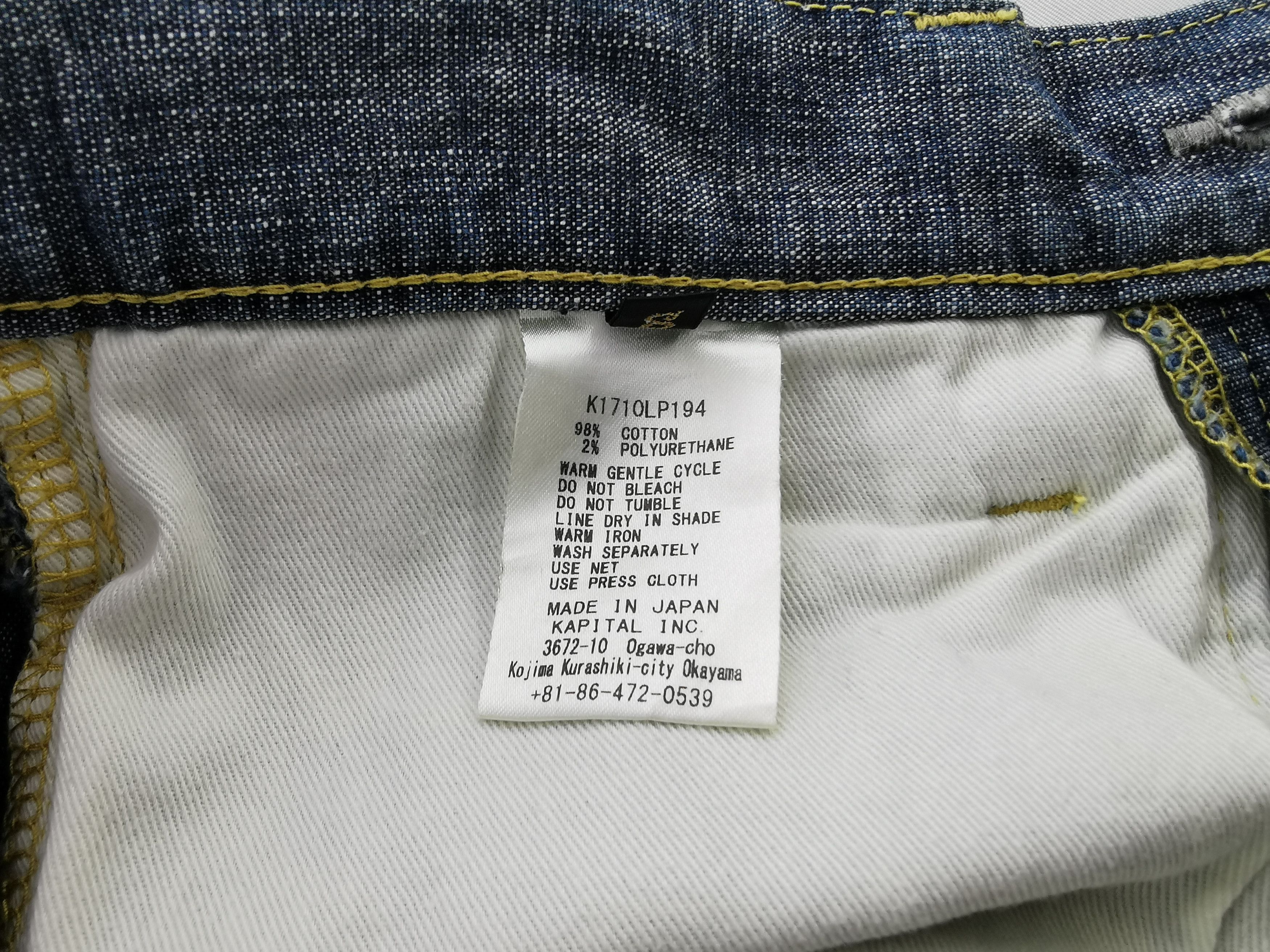 Japanese Brand × Kapital × Vintage Vintage 90's Kapital Denim Jeans Made In Japan Size 27 Size US 27 - 10 Thumbnail