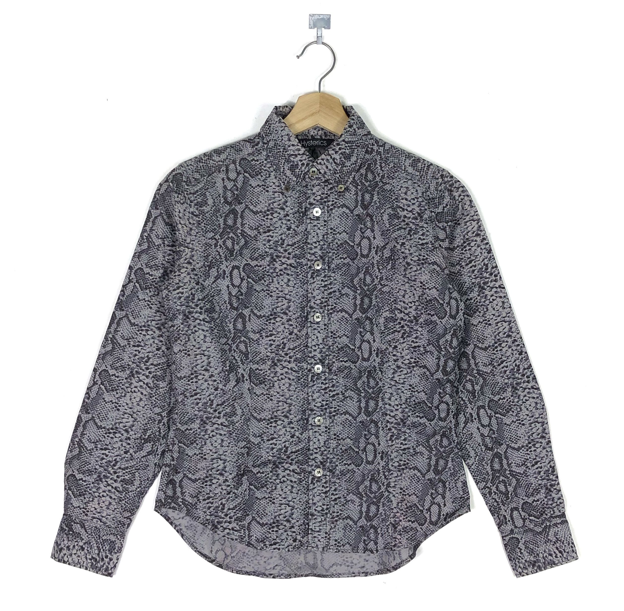 RARE🔥VINTAGE HYSTERIC GLAMOUR SNAKE BUTTON UPS