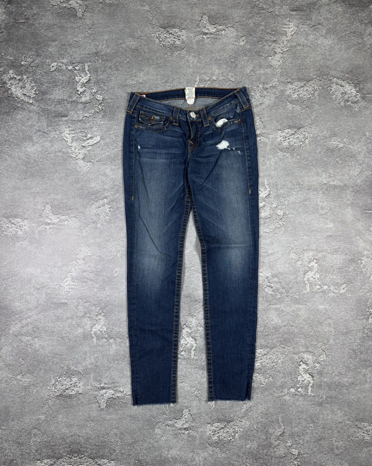 True Religion True Religion Jeans Size 31 STRAIGHT Red Stitch Blue