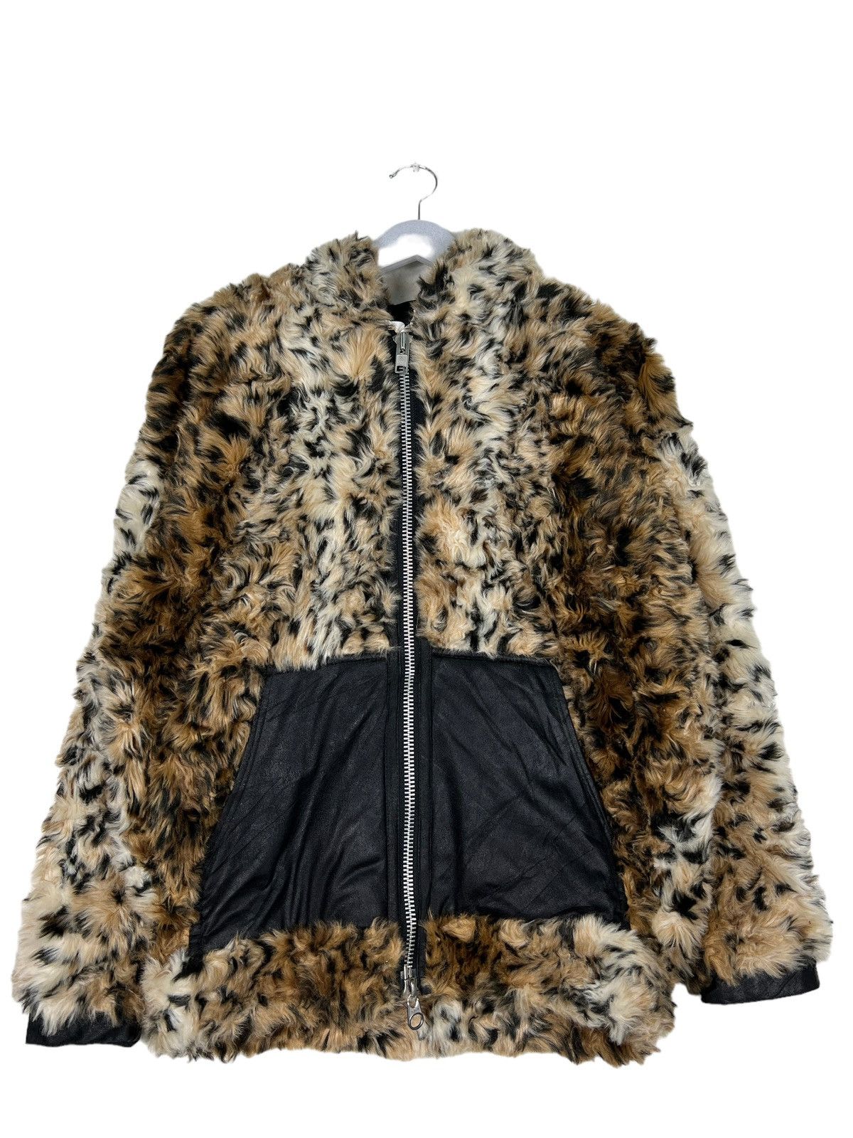 Japanese Brand 🔥 MURUA FAUX FUR LEOPARD JACKET Size US S / EU 44-46 / 1 - 2 Thumbnail