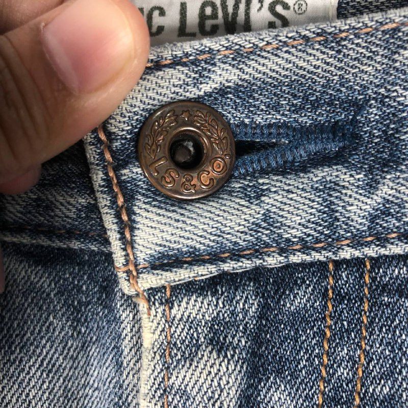 Jean × Levi's × Vintage Vintage Classic Levi's Distressed Jeans Size 29" - 8 Thumbnail