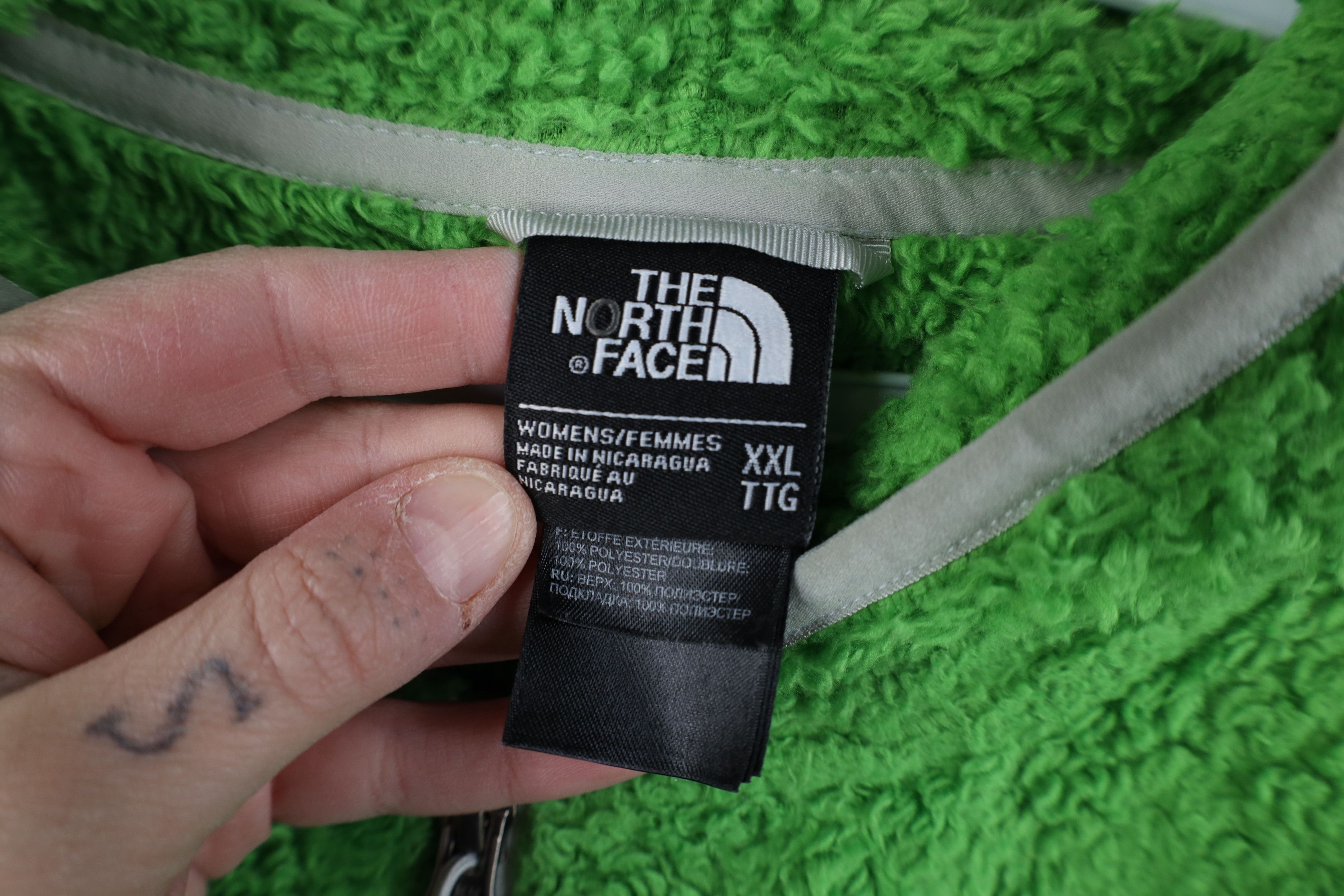 The North Face The North Face Spell Out Shag Monkey Fleece Hooded Jacket Size XXL / US 16-18 / IT 52-54 - 9 Thumbnail