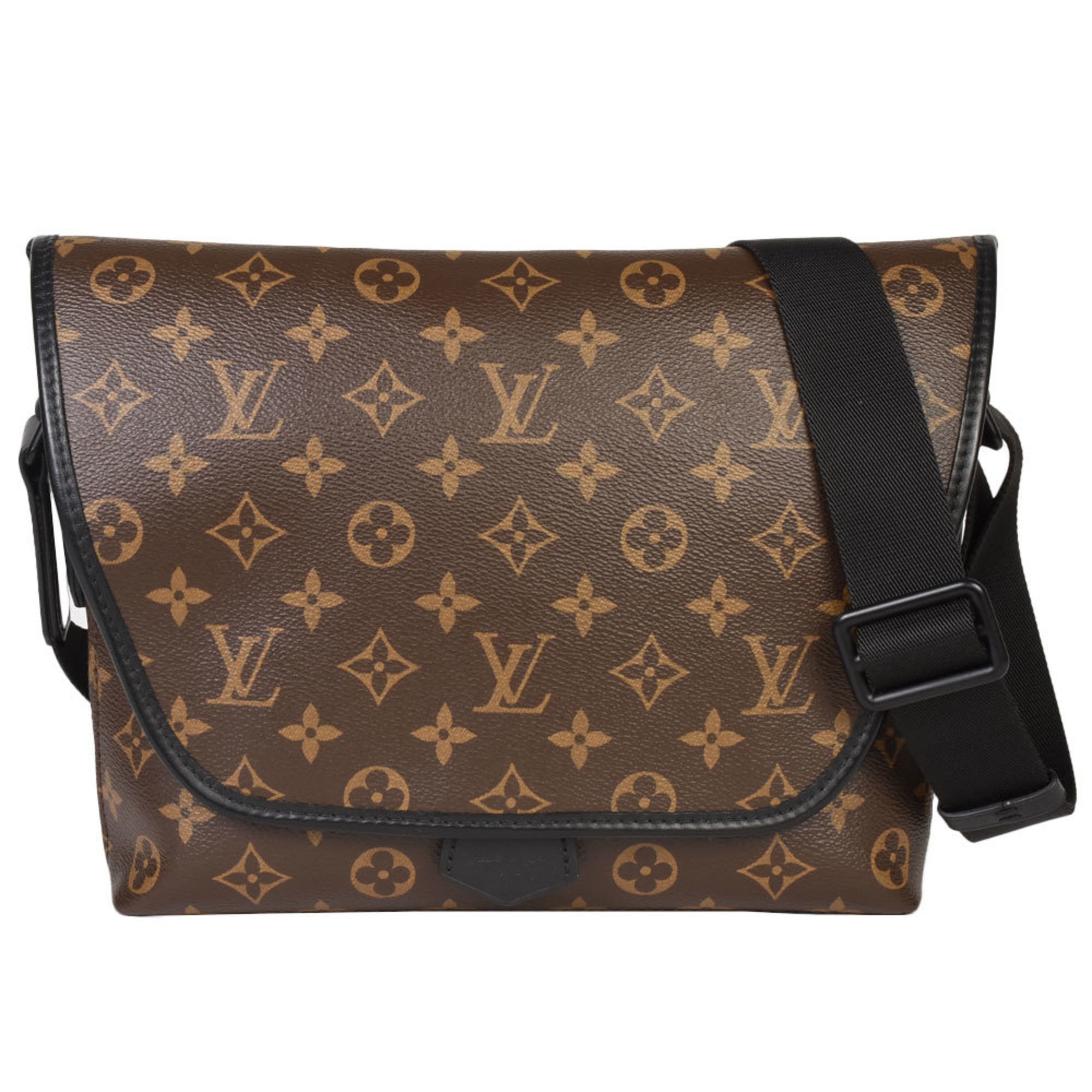 image of Louis Vuitton Magnetic Shoulder Bag Monogram Macassar M45557 Rfid, Women's