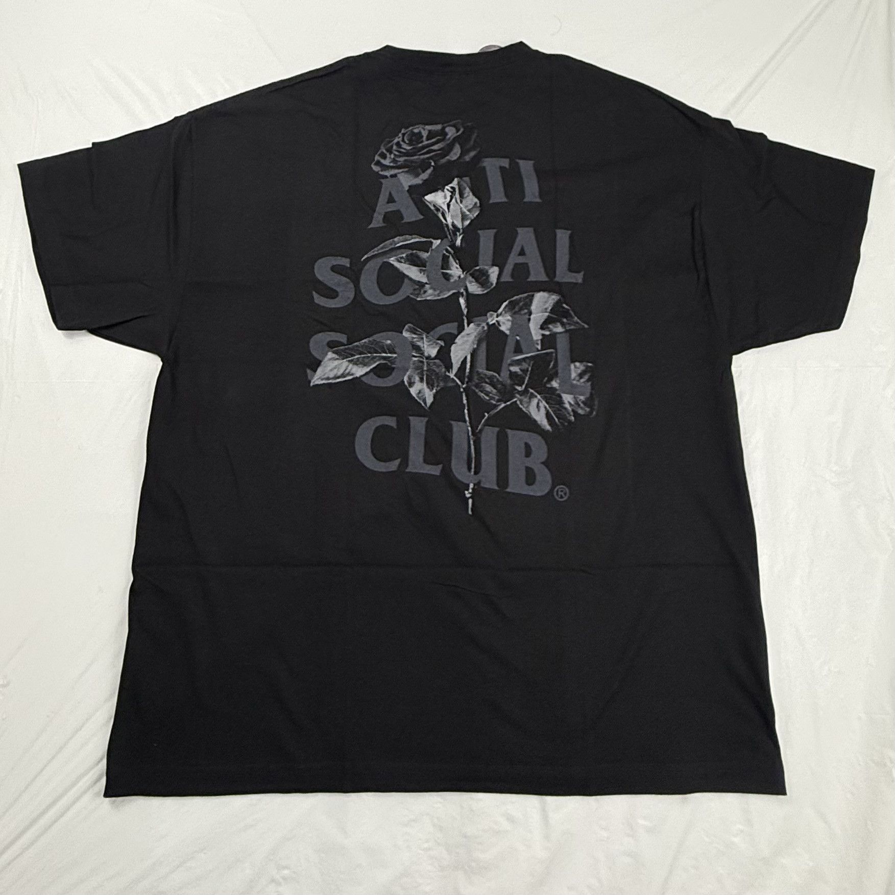 Anti Social Social Club Anti Social Social Club ASSC Black Rose Graphic T-Shirt XXL Size US XXL / EU 58 / 5 - 1 Thumbnail