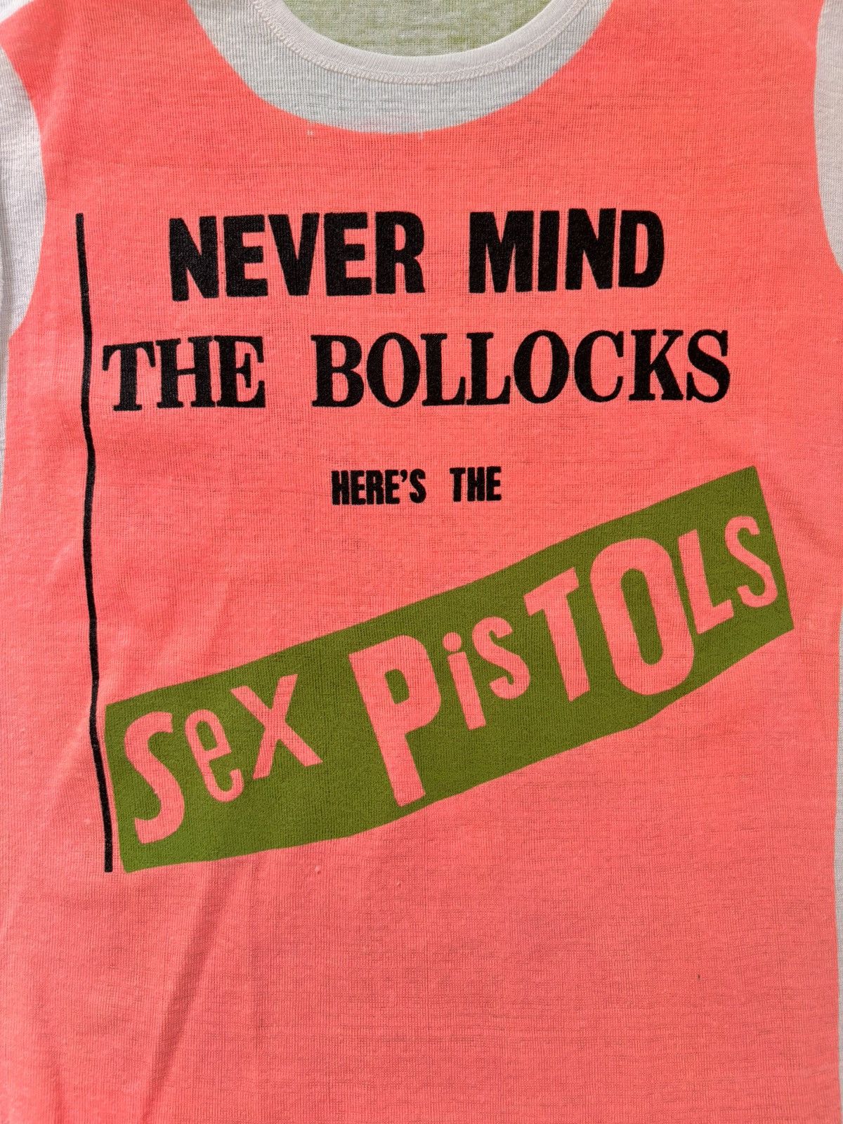 Vintage Vintage 70s Sex Pistols Nevermind The Bullocks Promo T Shirt Size US S / EU 44-46 / 1 - 3 Thumbnail