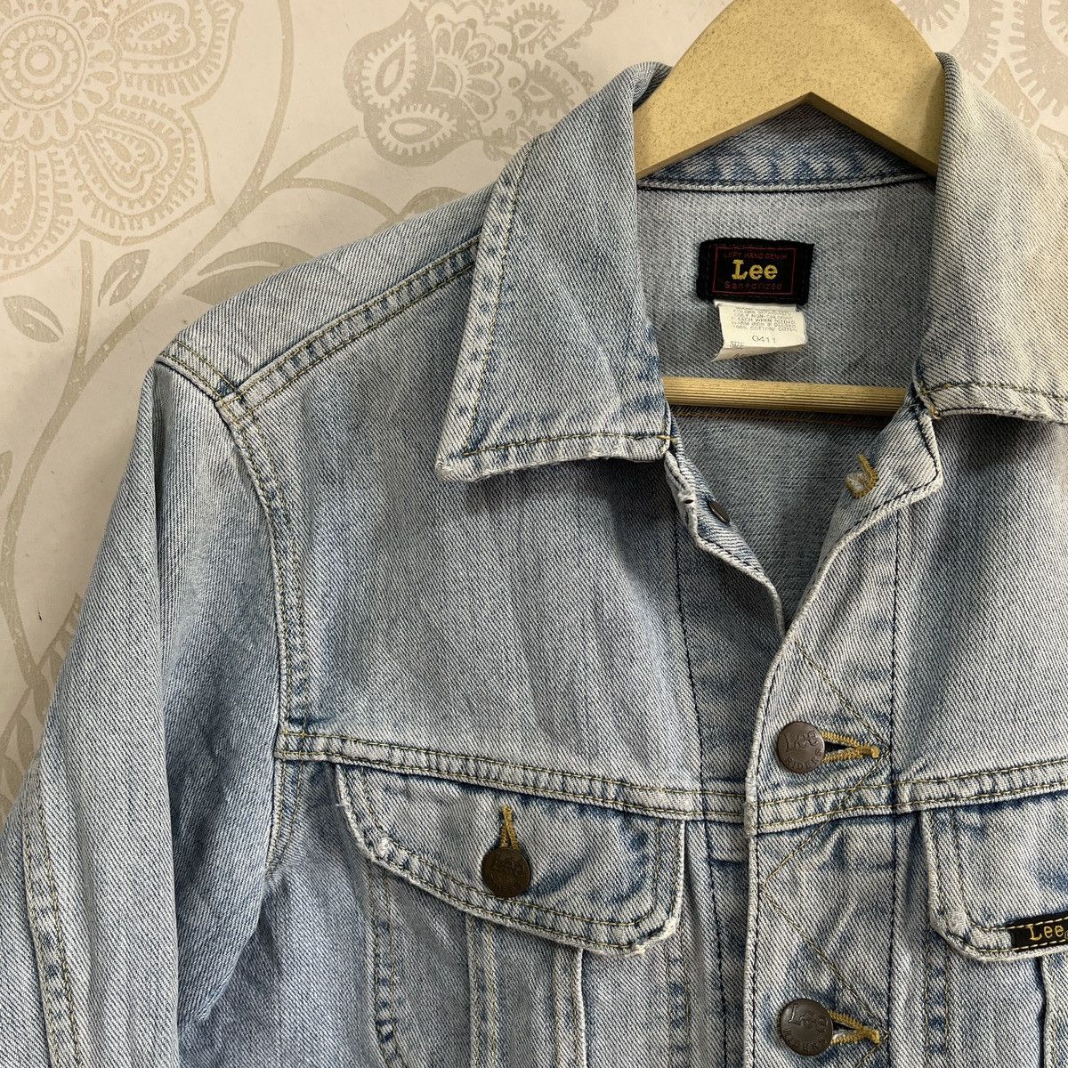 Lee Vintage 1980s Lee Storm Left Hand Denim Trucker Jacket 🇯🇵 Size US M / EU 48-50 / 2 - 5 Thumbnail