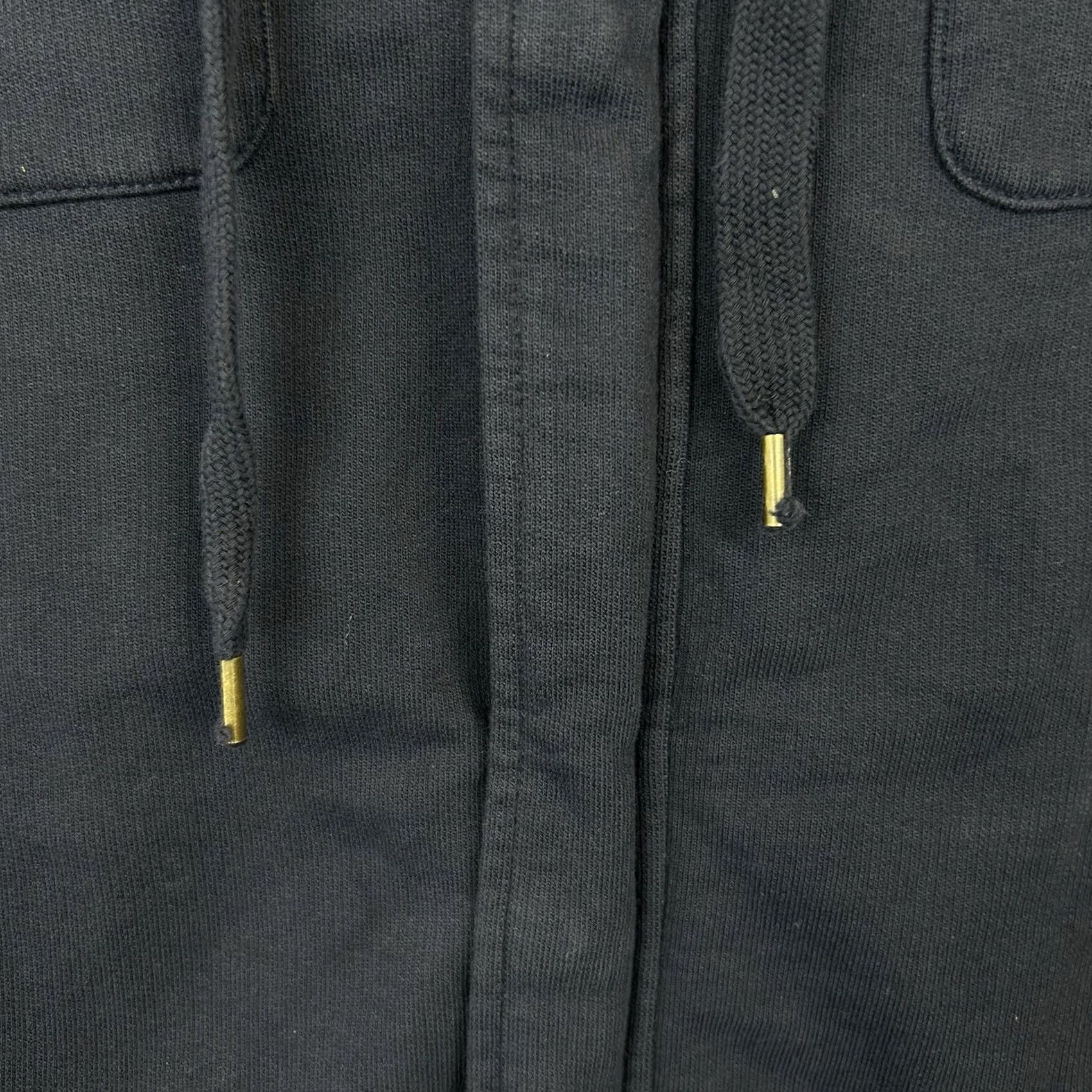 Sanctuary Sanctuary Hooded Jacket Womens Small Regular Fit Navy Blue Ruffle Sleeve Zip All Seasons Fall Spring Summer Winter Jacket Size S / US 4 / IT 40 - 6 Thumbnail