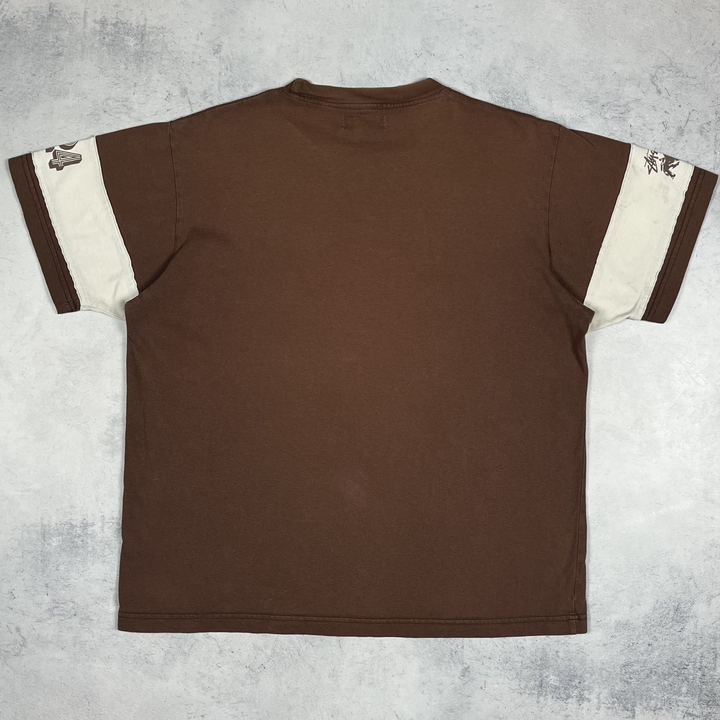 Stussy Vintage Stussy 24 Big Logo Rare Brown T Shirt 90’s Size US M / EU 48-50 / 2 - 19 Thumbnail