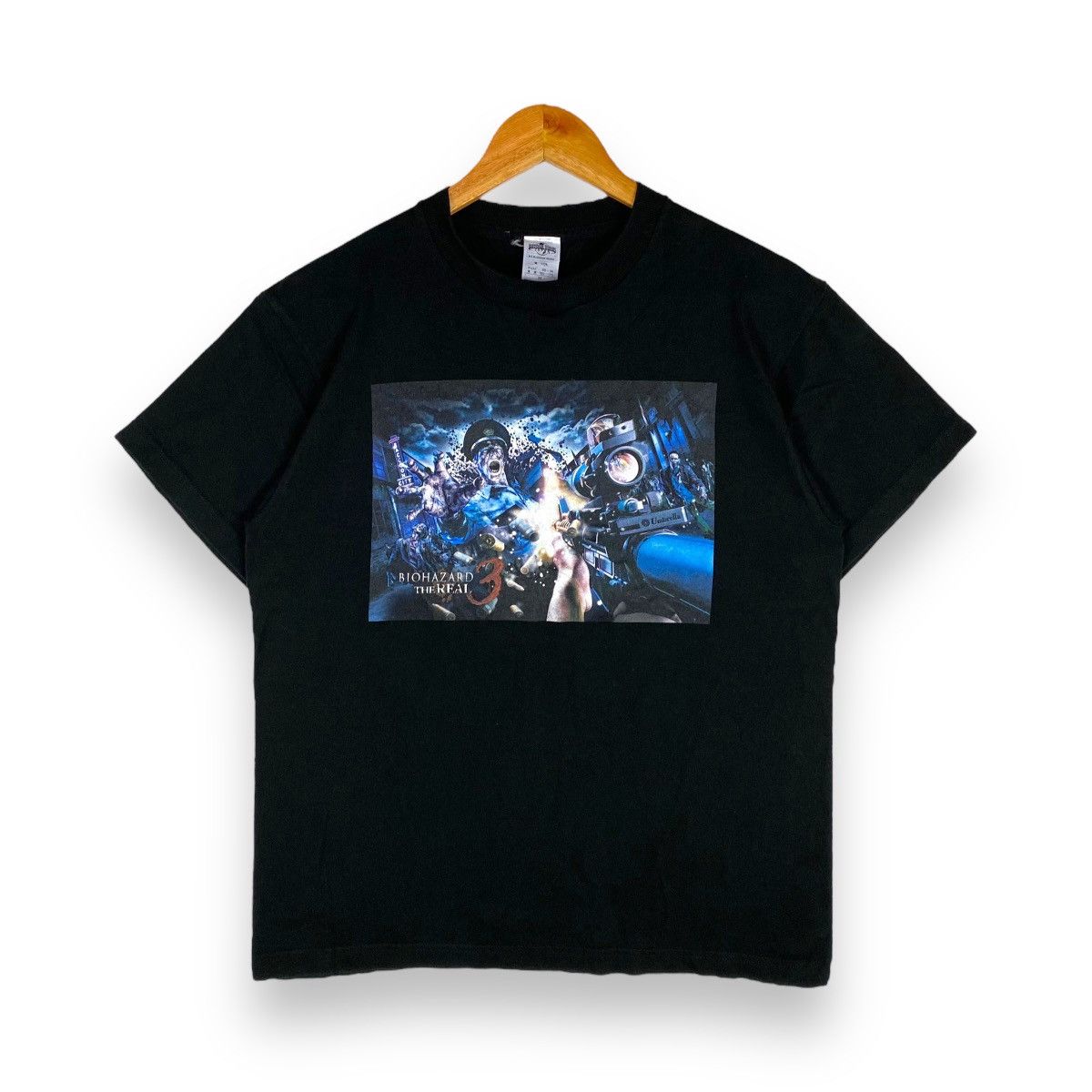 Japanese Brand BIOHAZARD THE REAL 3 RESIDENT EVIL CAPCOM GAME TEE Size US M / EU 48-50 / 2 - 1 Thumbnail