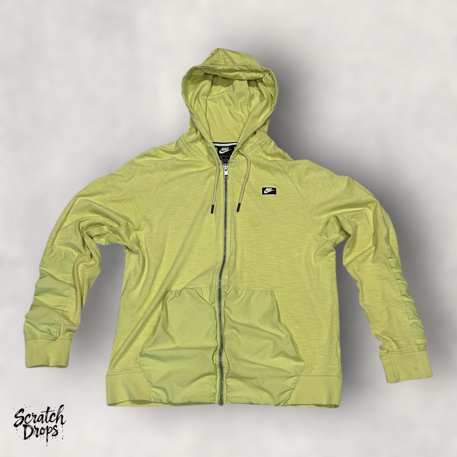 Nike Nike Light Yellow Hoodie Medium Zip Jacket Casual Fit20.5x25 Size US M / EU 48-50 / 2 - 1 Thumbnail