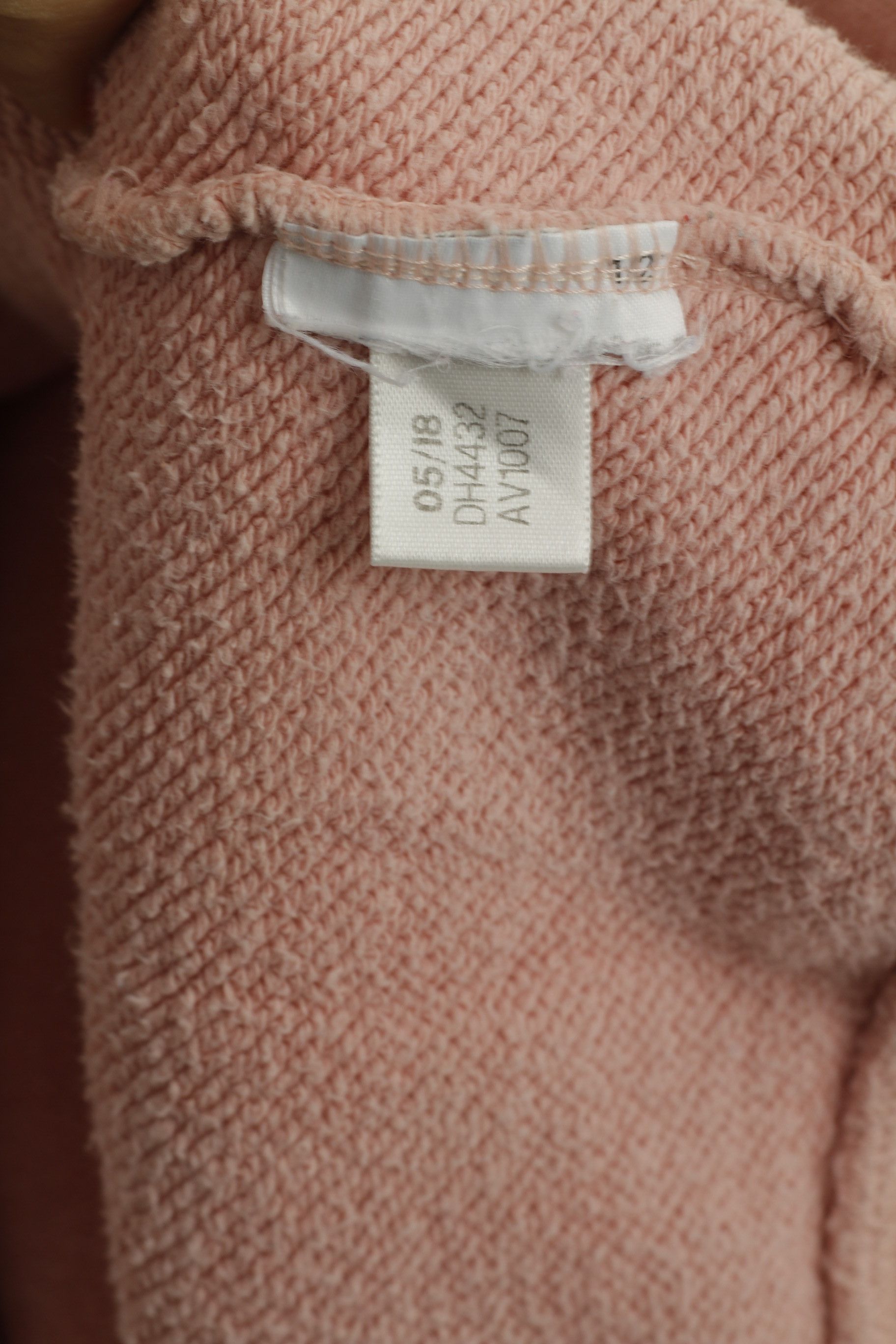 Adidas Adidas Women 12 M Sweatshirt Pink Cotton 9553 Size M / US 6-8 / IT 42-44 - 5 Thumbnail