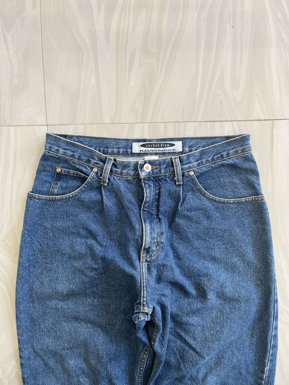 JNCO × Vintage Anchor Baggy jeans Size US 33 - 3 Thumbnail