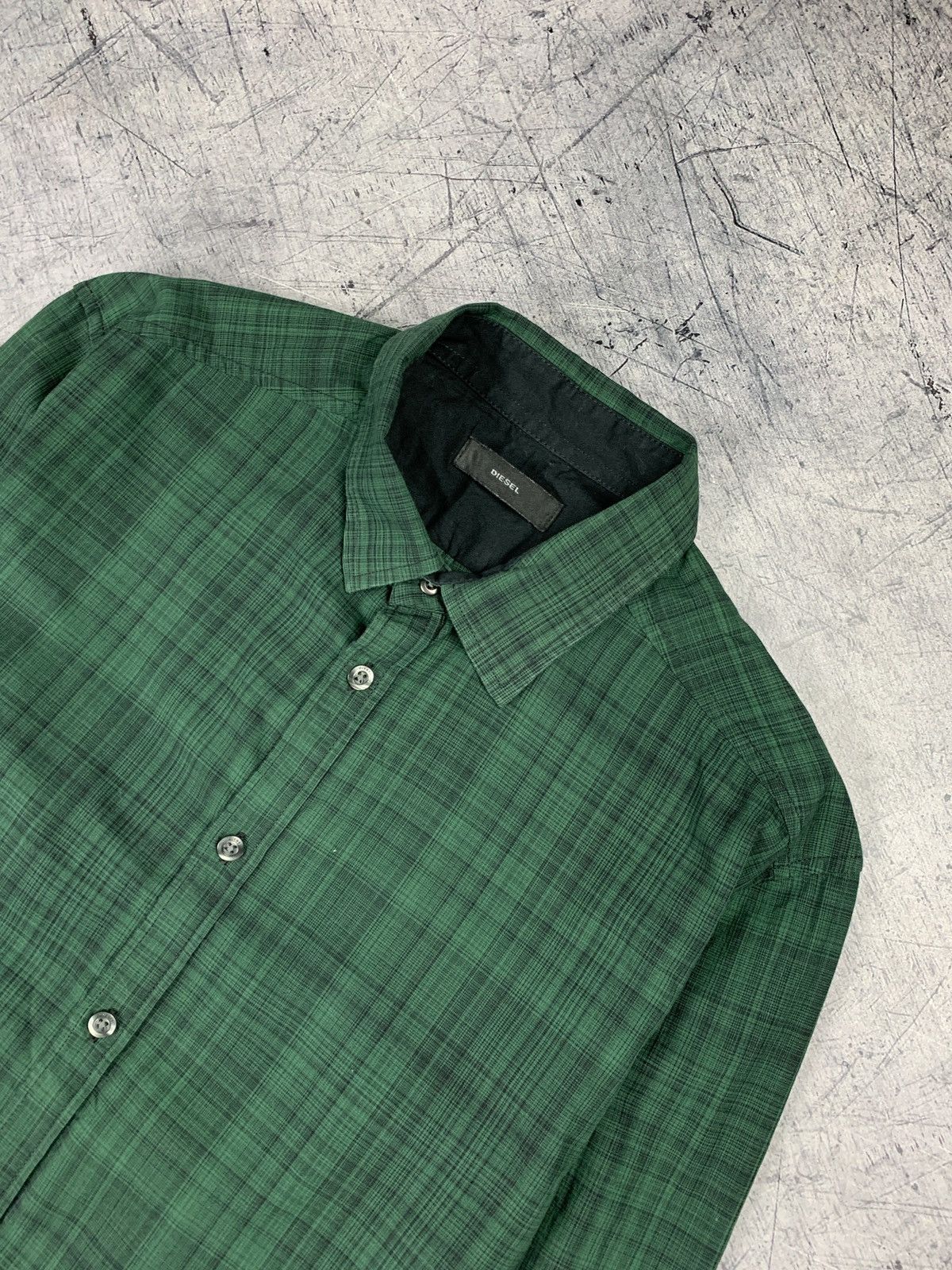 Diesel Y2K Diesel Plaid Button Ups Shirt Size L Size US L / EU 52-54 / 3 - 2 Thumbnail