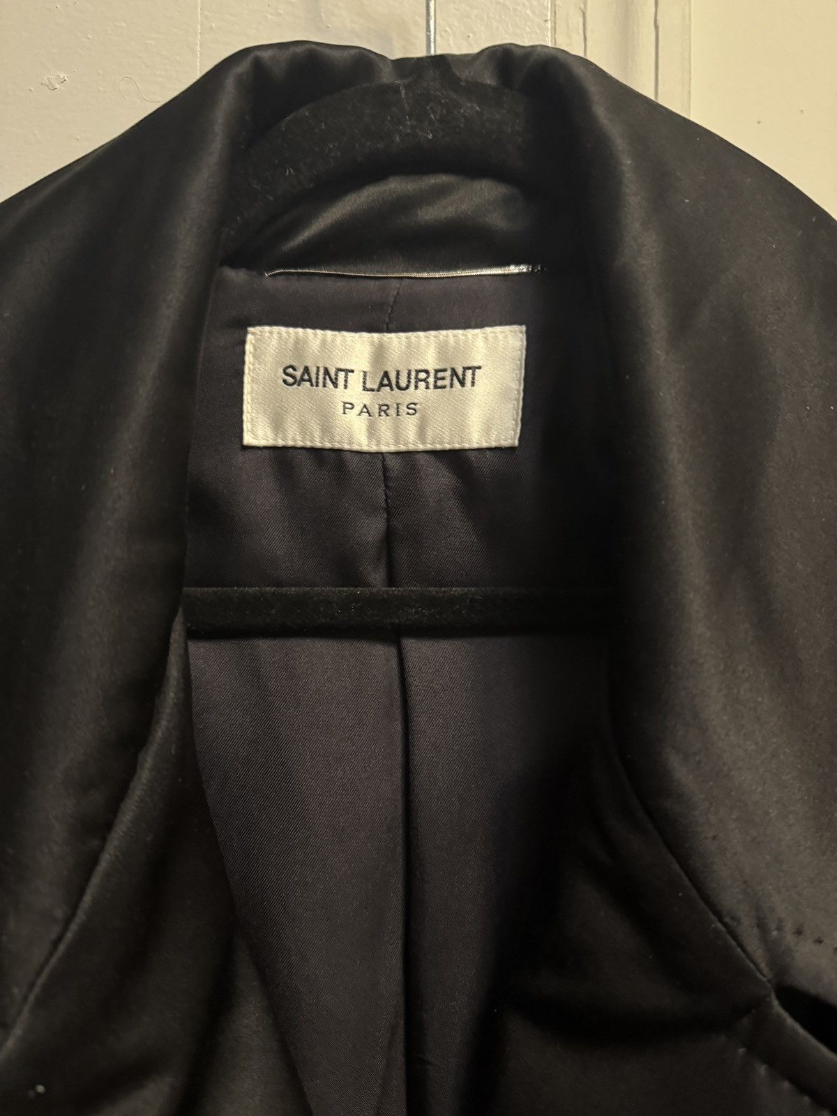Saint Laurent Paris Rare 100% silk padded trench coat Size US M / EU 48-50 / 2 - 4 Thumbnail