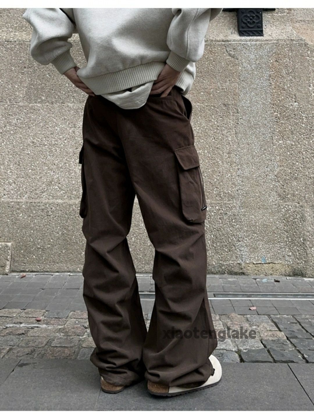 Designer × Japanese Brand × Vintage washed faded utility loose baggy pleated cargo pants Size US 30 / EU 46 - 8 Thumbnail