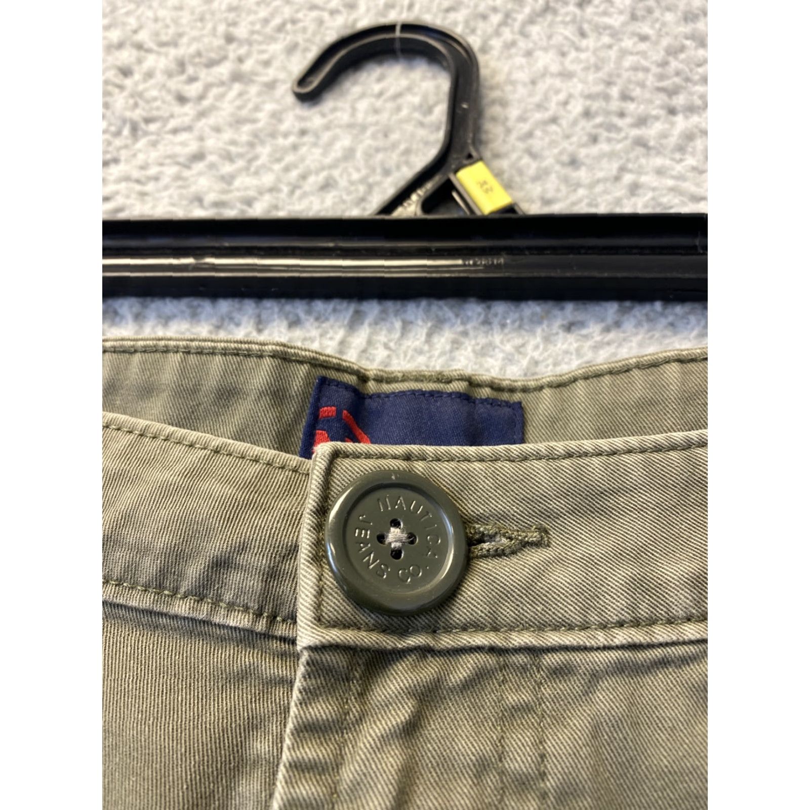 Nautica Nautica Jeans Co. Women's Shorts Size 6 Green 100% Cotton Denim Size 28" / US 6 / IT 42 - 3 Thumbnail
