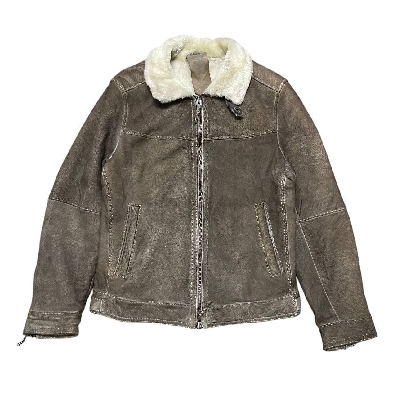 Gimo's Vintage GMS - 75 Cuir Leather Real Fur Lamb Shearling Jacket Size US L / EU 52-54 / 3 - 1 Thumbnail