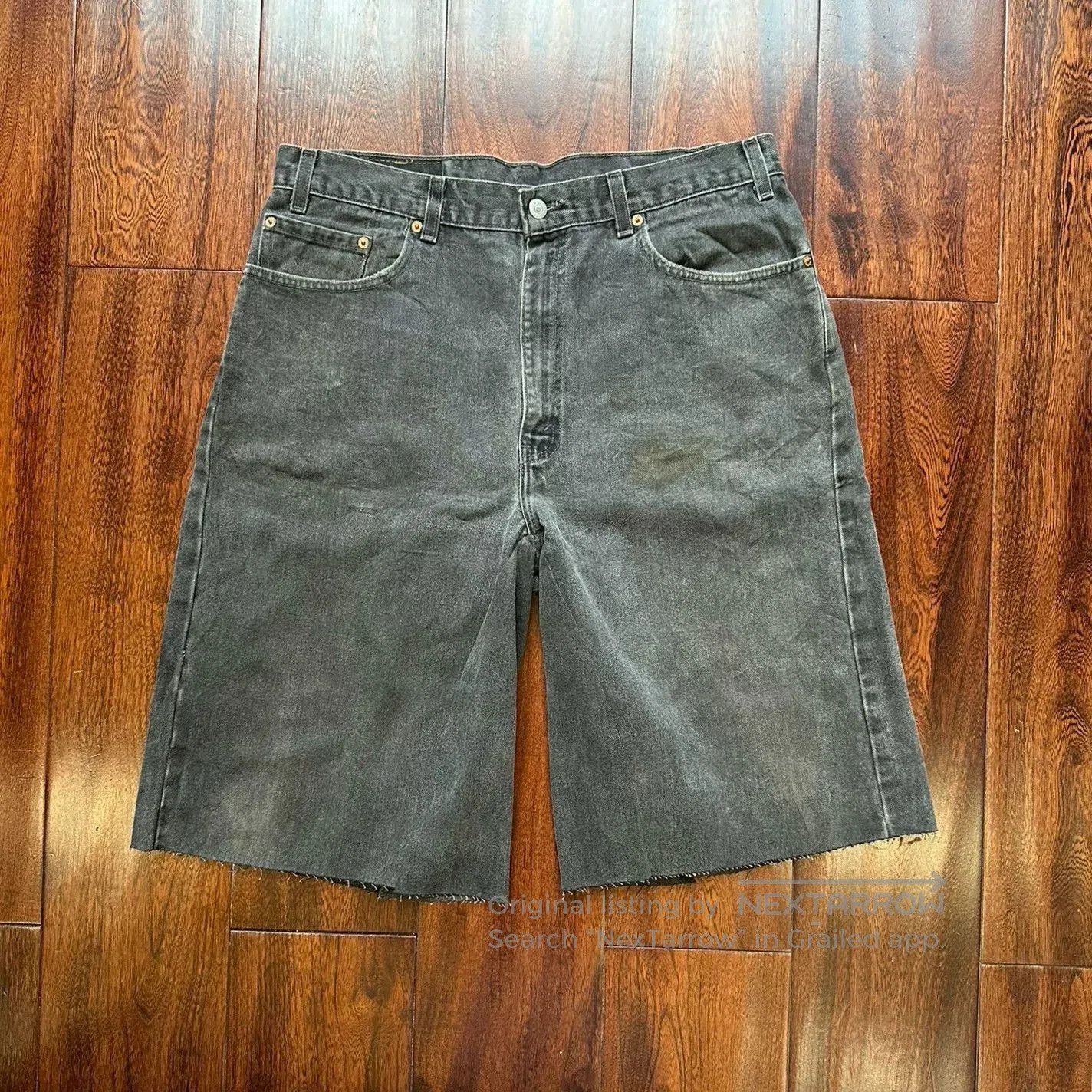Vintage Vintage Levis Remake Baggy Shorts. Size US 35 - 1 Thumbnail