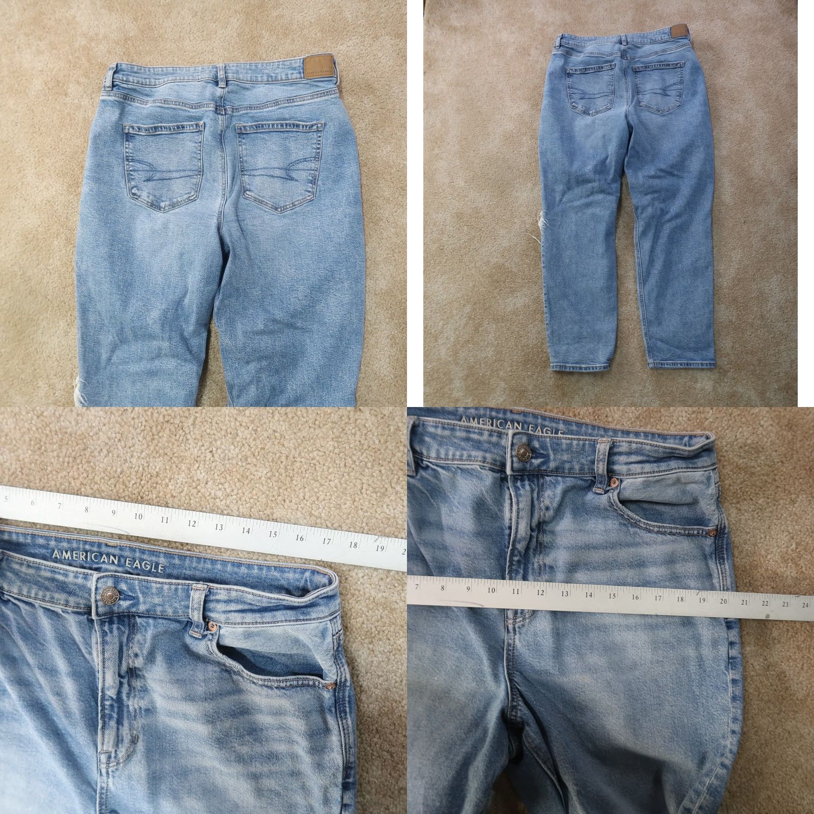 American Eagle Outfitters VINTAGE American Eagle Womens Jeans? Size 38" / US 16 / IT 52 - 8 Thumbnail