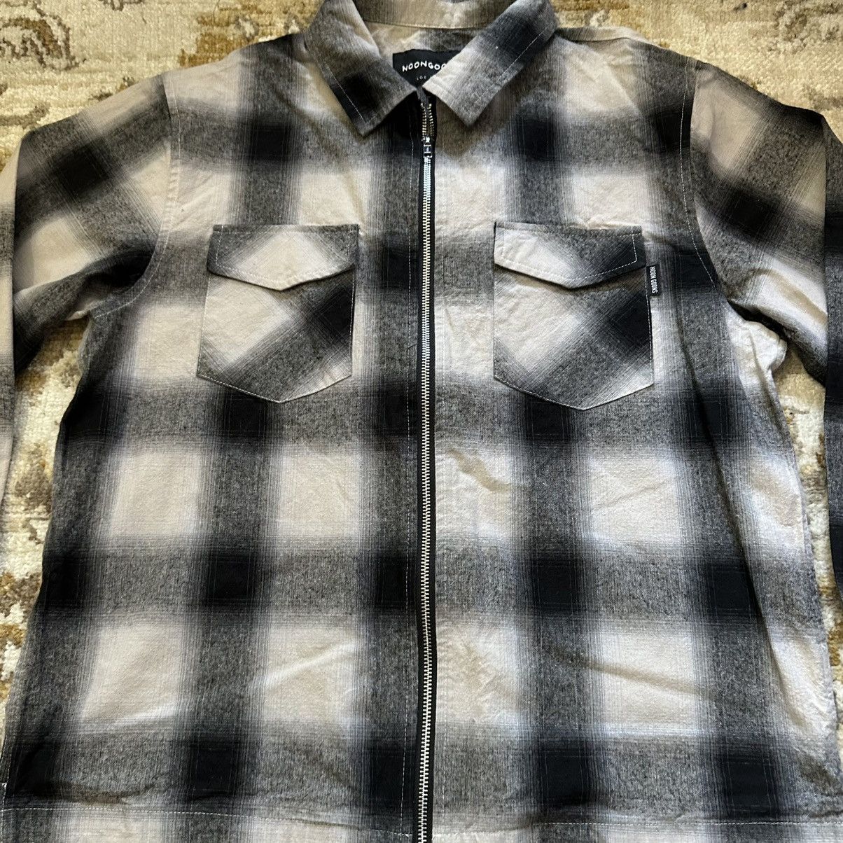 Noon Goons NOON GOONS Shadow Plaid Cotton Zip-Up Shirt Jacket Size US S / EU 44-46 / 1 - 3 Thumbnail