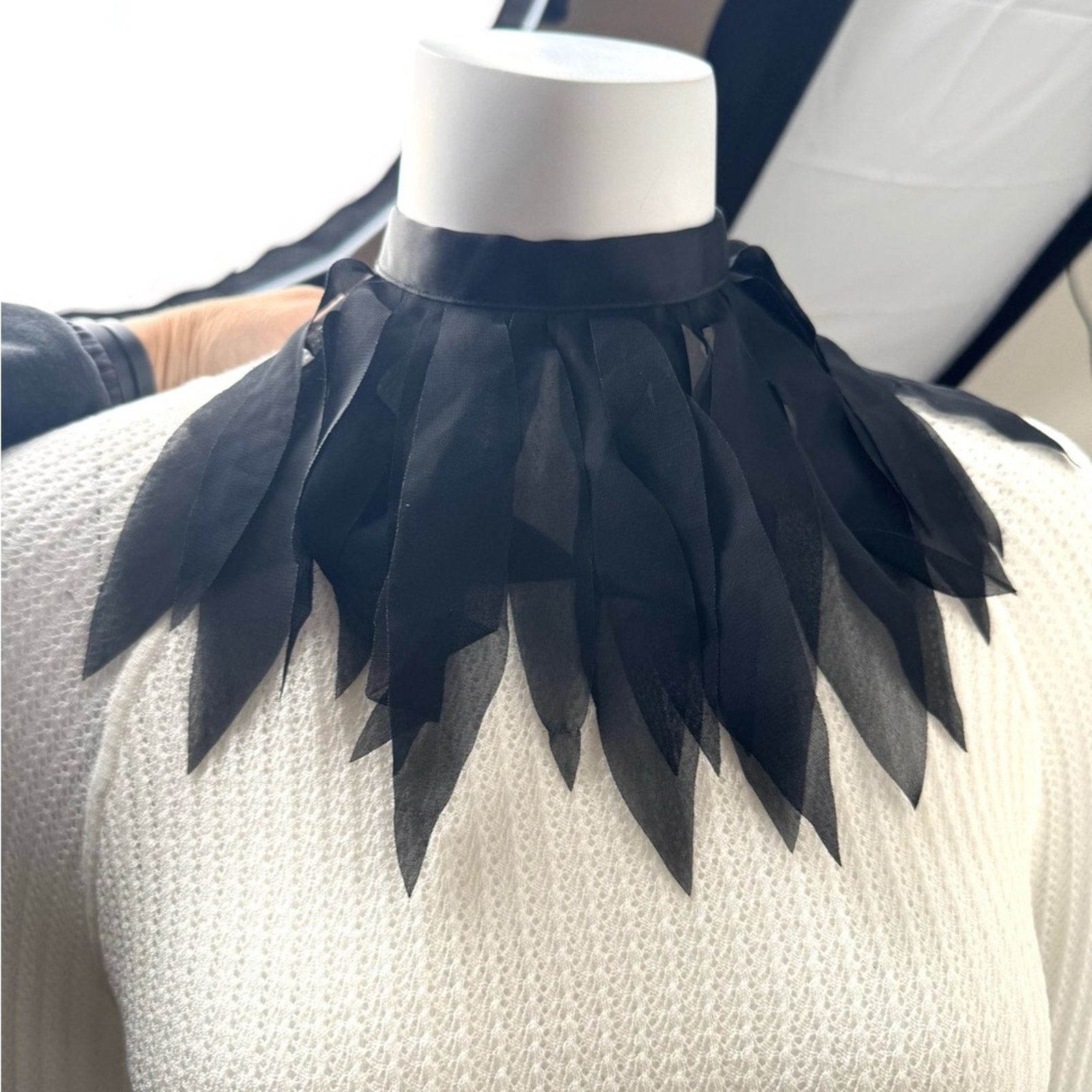 Wolford Wolford UNiQUE ribbon&chiffon tye accessory Size ONE SIZE - 3 Thumbnail