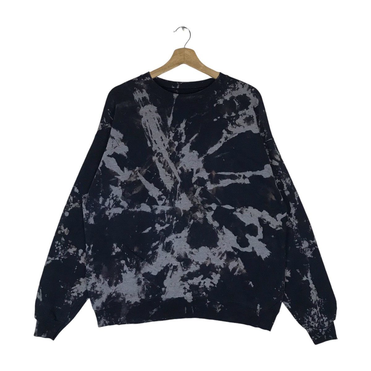 Hanes Vintage Hanes Tie Dye Pullover Jumper Sweatshirt Size US L / EU 52-54 / 3 - 1 Thumbnail