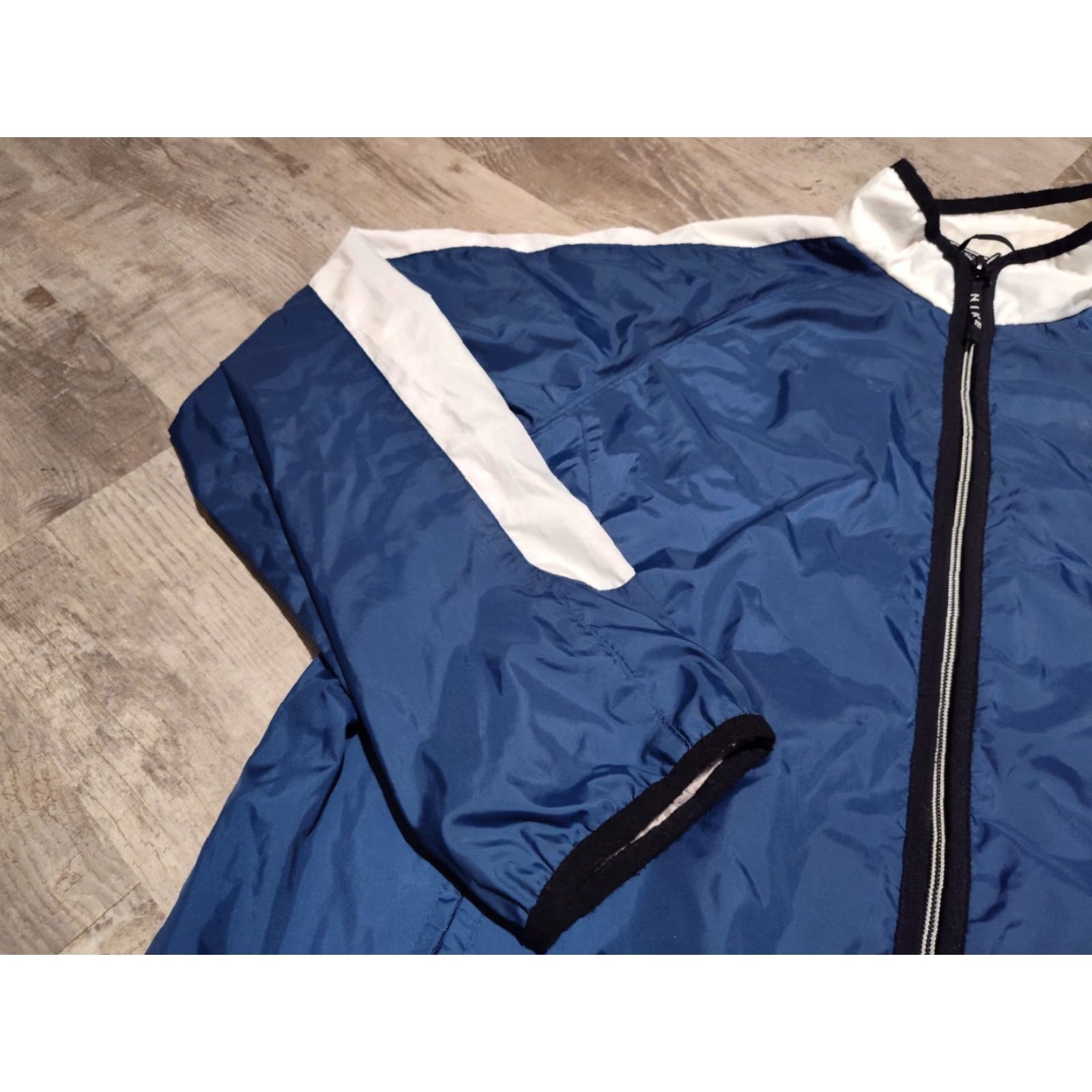 Nike VINTAGE NIKE 90s Full Zip SPELLOUT Windbreaker Jacket SWOOSH M Womens Size M / US 6-8 / IT 42-44 - 3 Thumbnail
