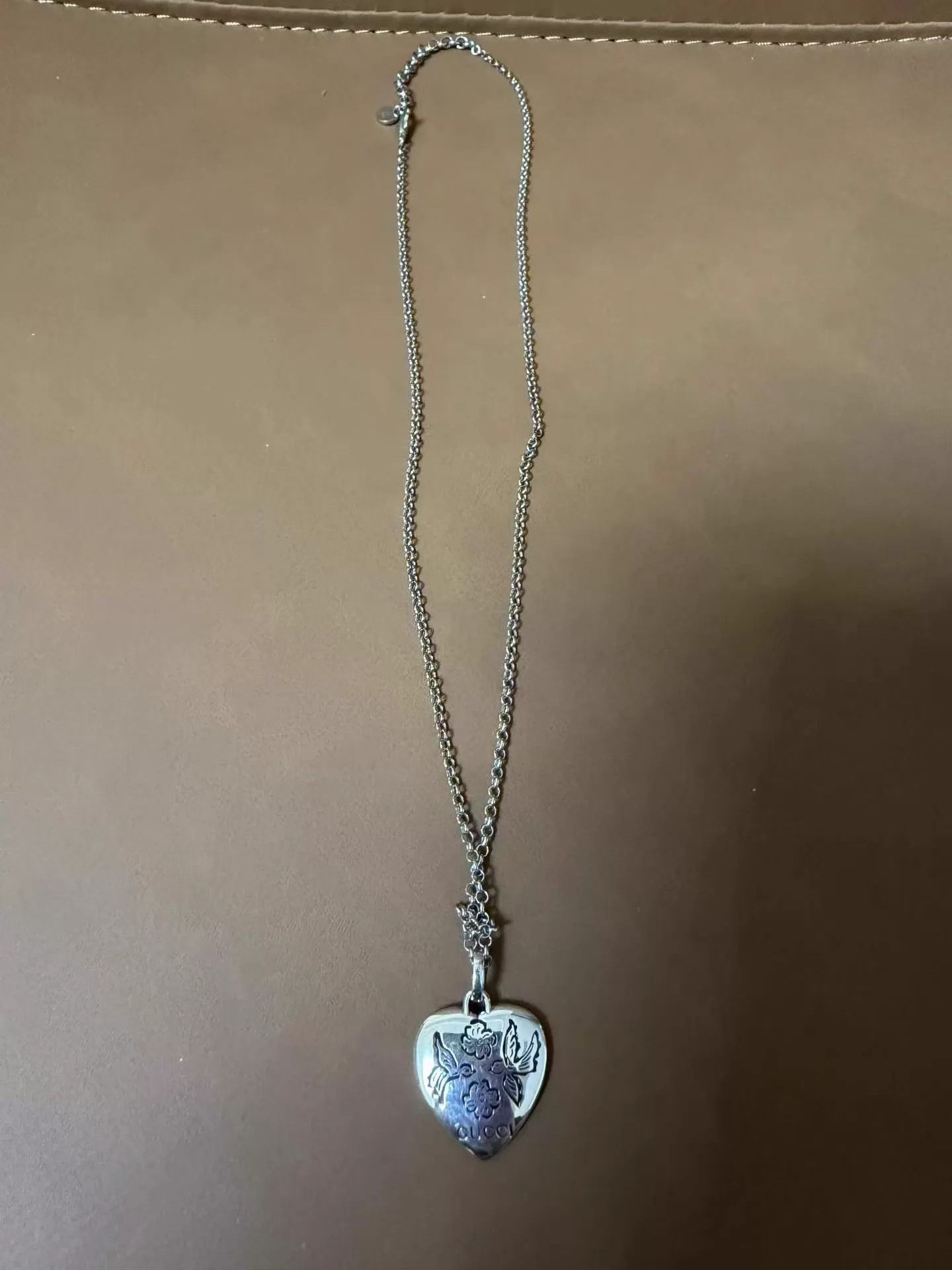 Gucci GUCCI Love Fearless Heart Necklace Size ONE SIZE - 3 Thumbnail