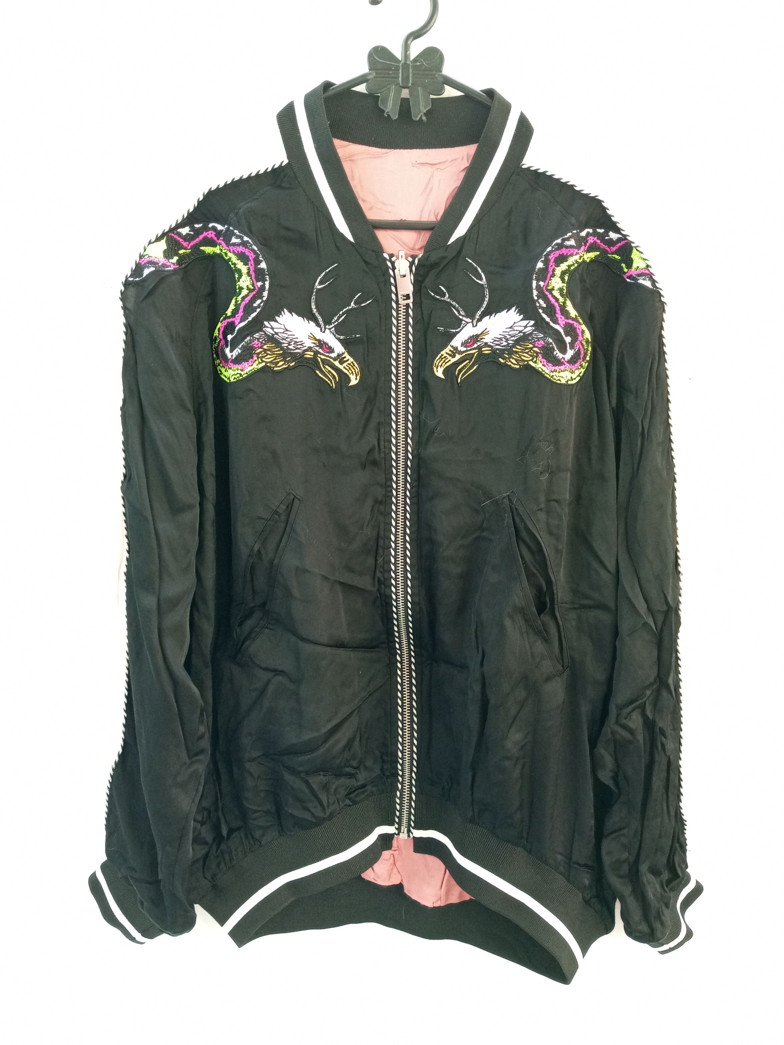 Diesel Reversible Diesel Sukajan Style Varsity Embroidery Jacket Size US L / EU 52-54 / 3 - 4 Thumbnail