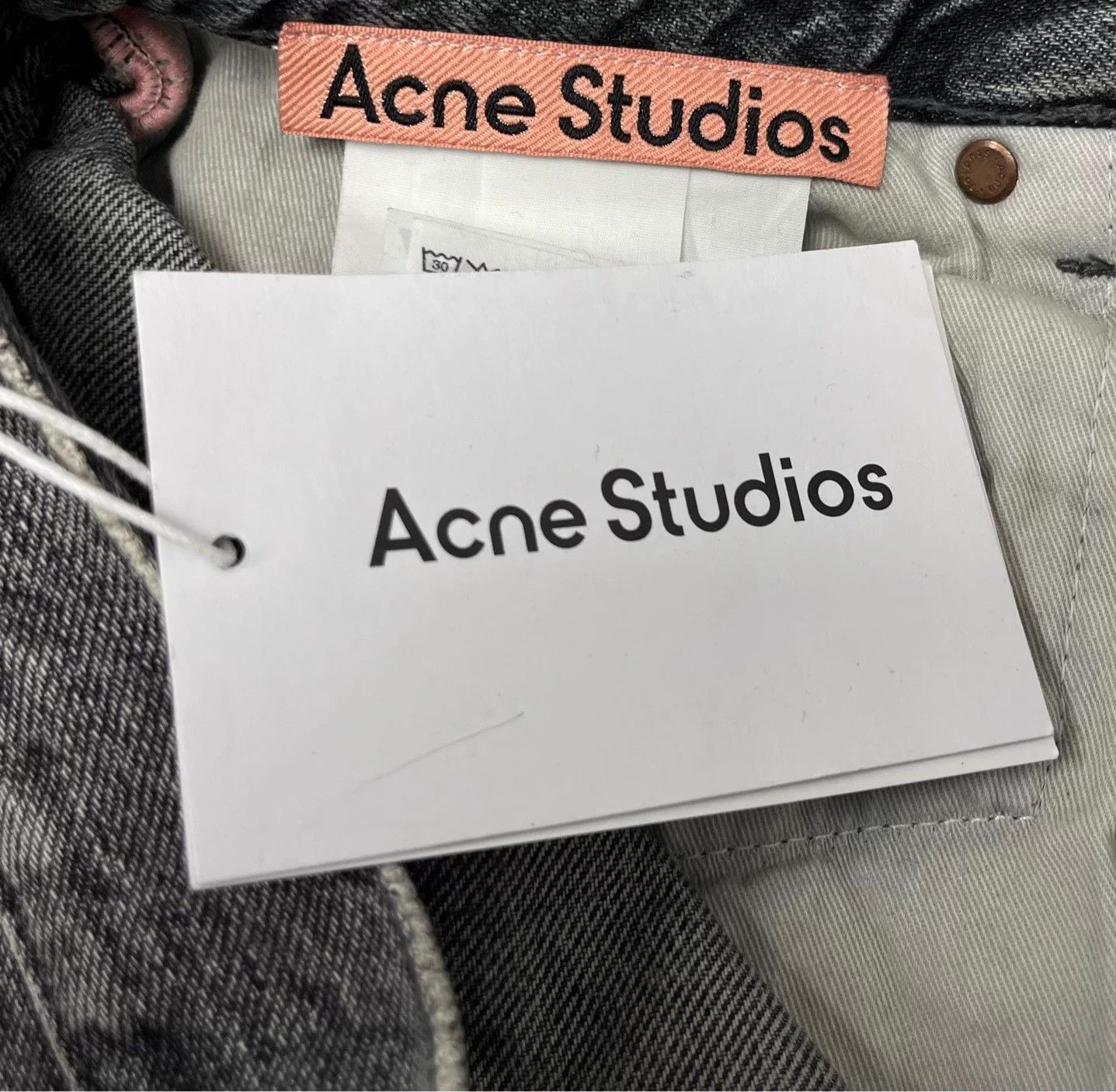 Acne Studios Acne Studios Vintage Wash Low Waist Wide Leg Jeans M Size US 34 / EU 50 - 4 Thumbnail