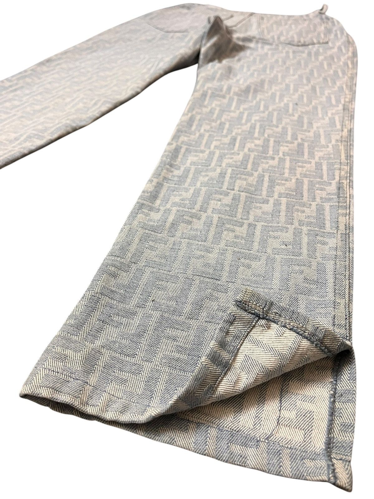 Fendi Vintage Fendi Monogram Jeans Size 25" / US 0 / IT 36 - 9 Thumbnail