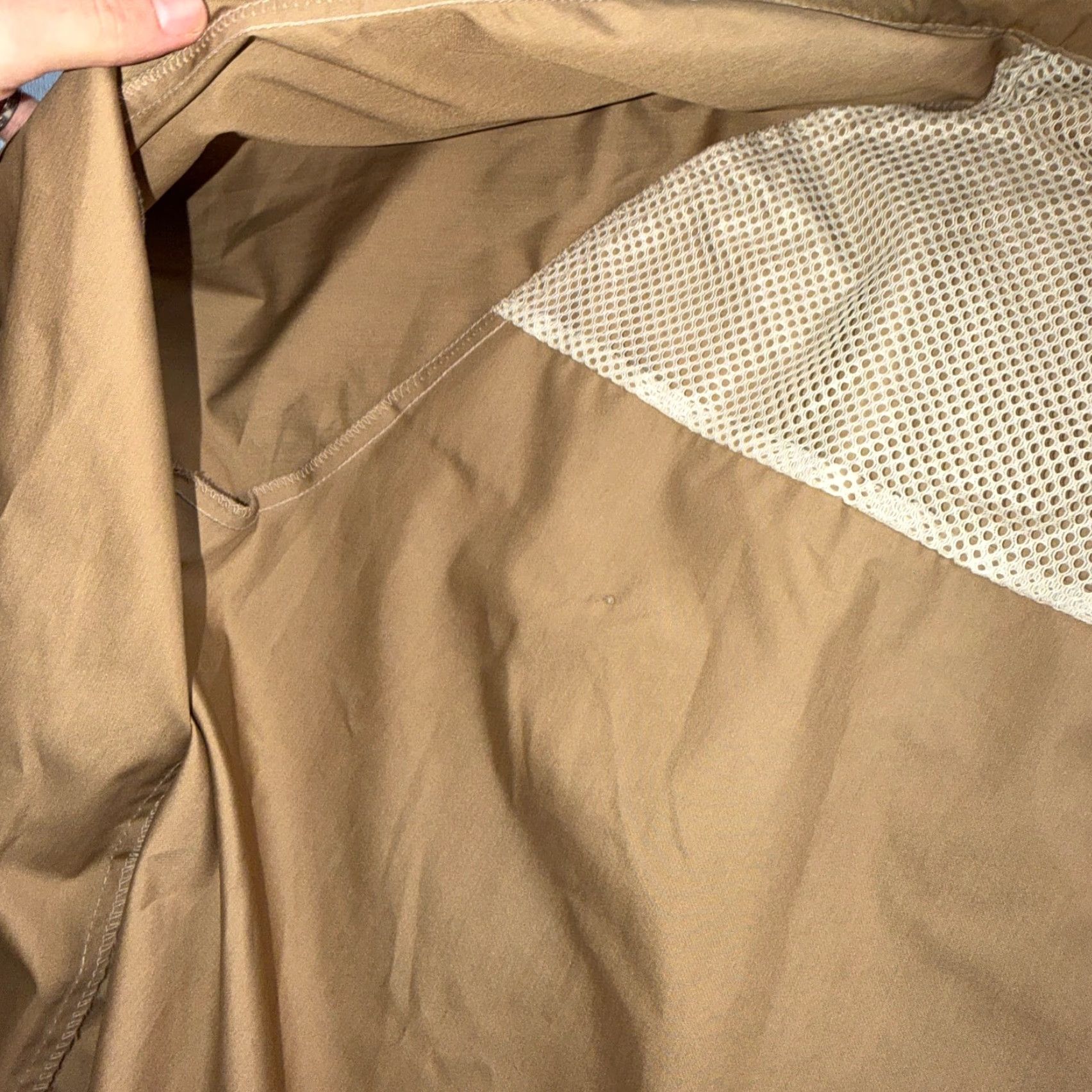 Vintage VTG 1970s Sportswear Jacket Rockabilly Long Sleeve Windbreaker Talon Ricky Khaki 2XL Mens Womens Boys Girls Size US XXL / EU 58 / 5 - 4 Thumbnail