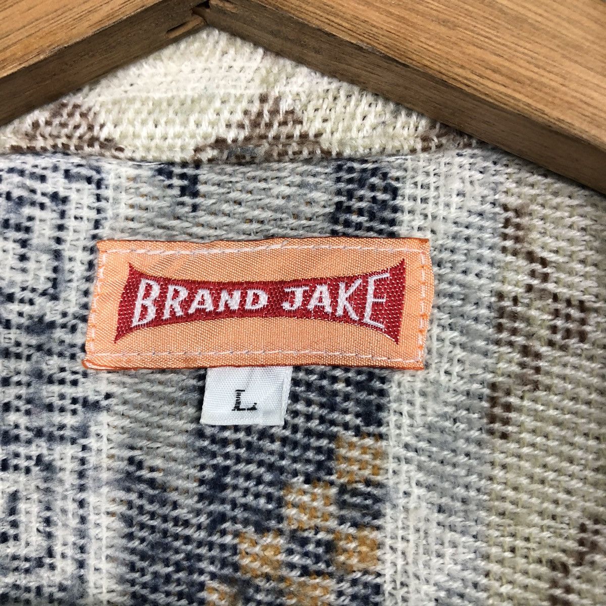 Japanese Brand × Vintage Vintage Chore Button Jacket Brand Jake Navajo Native Design Size US L / EU 52-54 / 3 - 18 Thumbnail