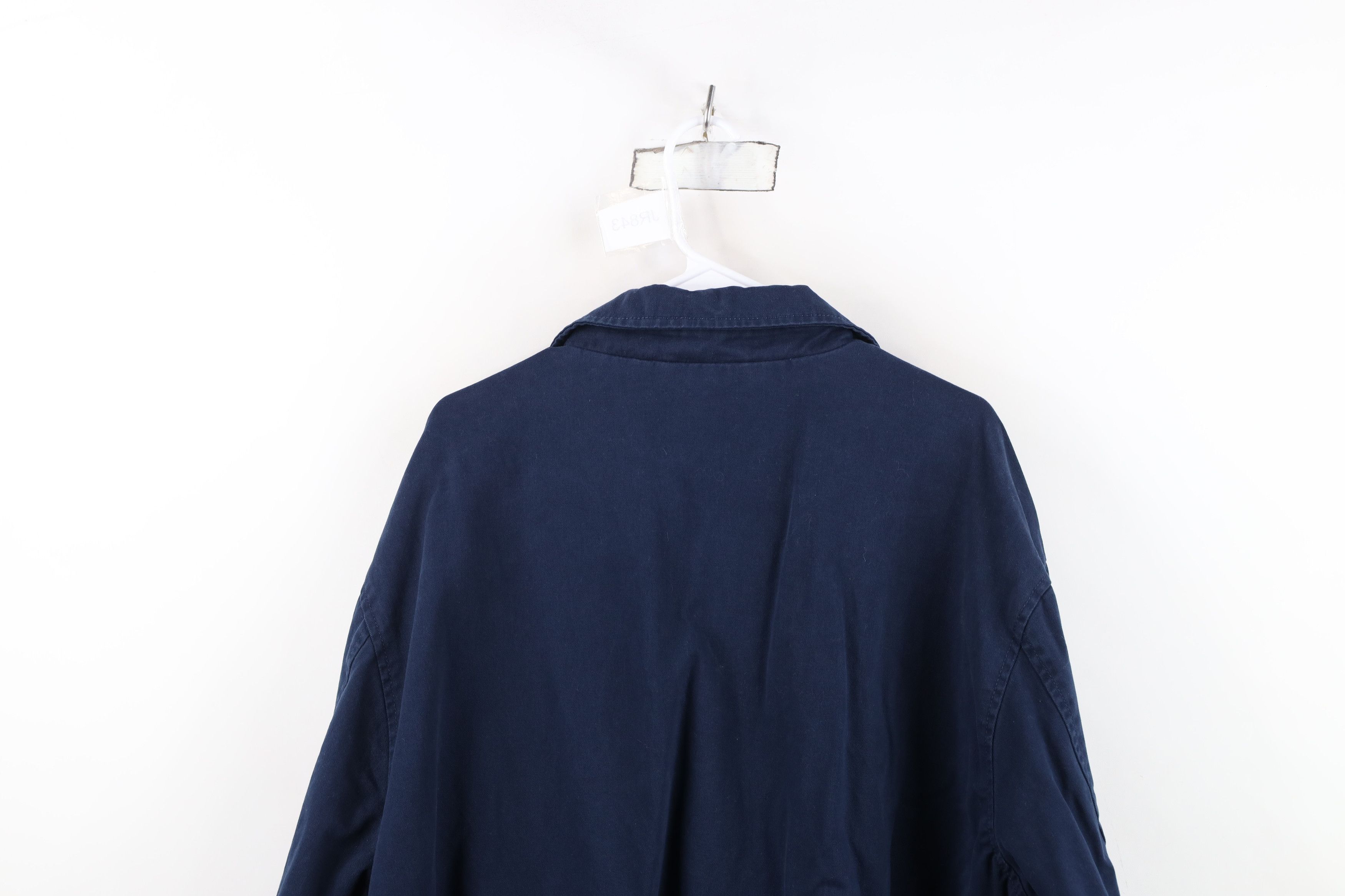 Vintage Vintage 90s Y2K Streetwear Heavyweight Bomber Jacket Blue Size US XXL / EU 58 / 5 - 13 Thumbnail