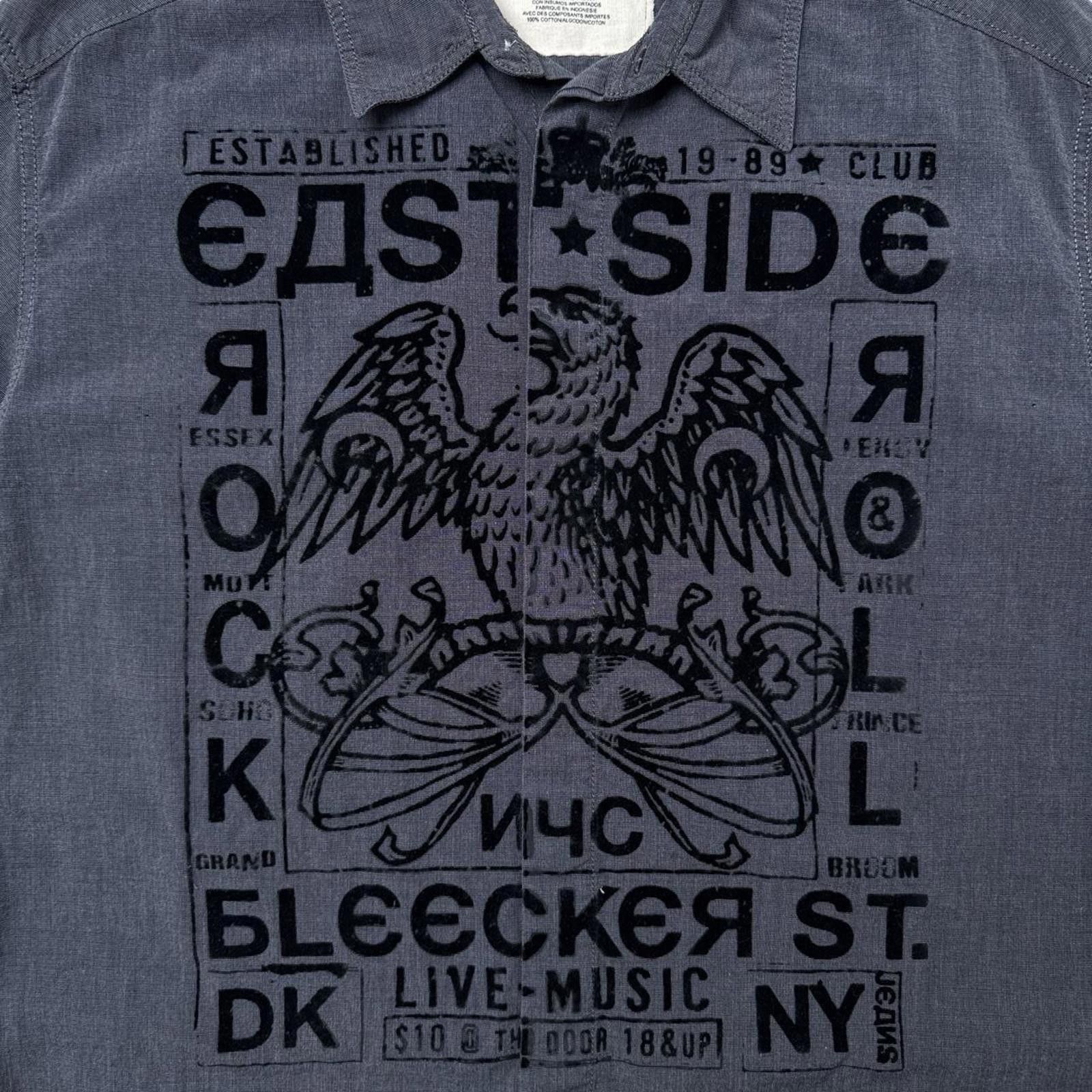 DKNY Y2K DKNY Eagle 00s Eastside button up shirt Size US XL / EU 56 / 4 - 7 Thumbnail
