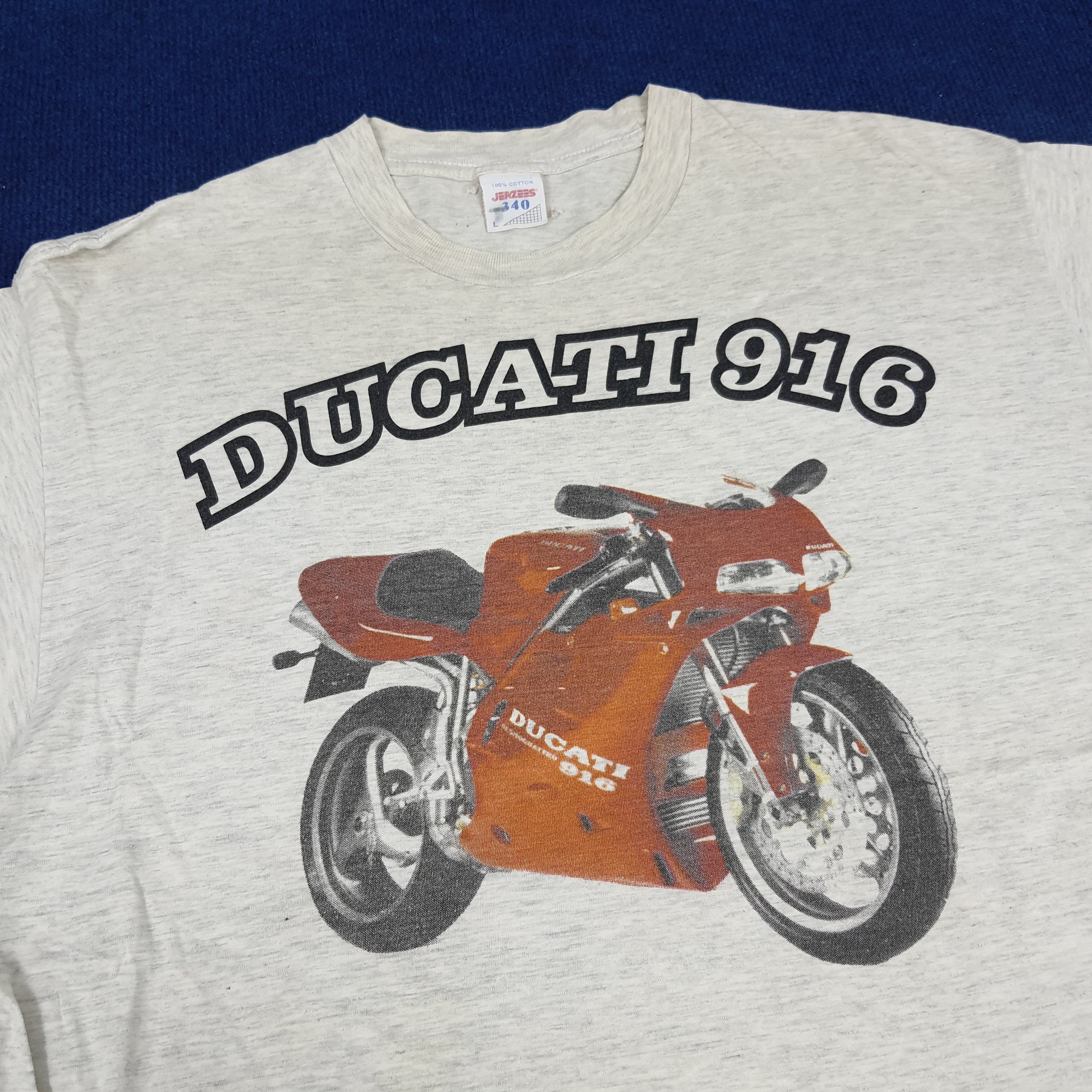 Ducati × Vintage Vintage Ducati 916 Superbikes Racing T-shirt Size US XL / EU 56 / 4 - 2 Thumbnail