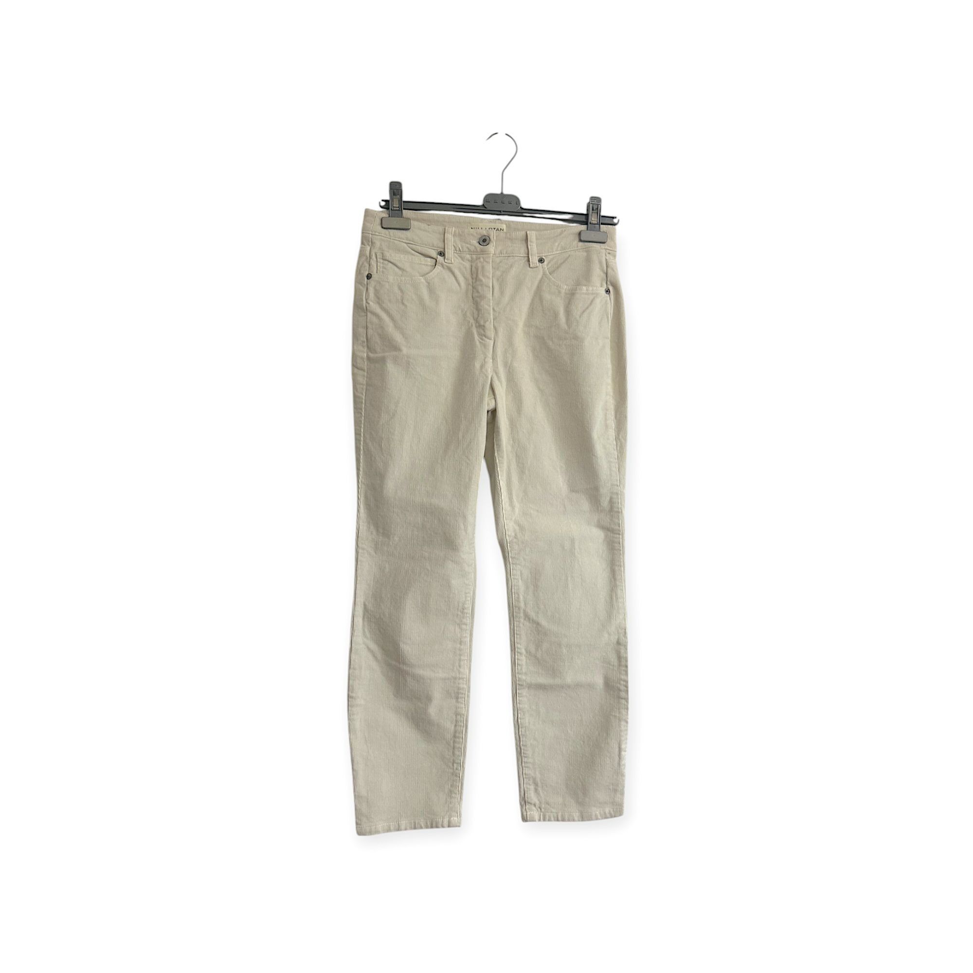 Nili Lotan Nili Lotan Corduroy Bradford Pant, Winter White, Size 4, New Size 27" / US 4 / IT 40 - 1 Thumbnail