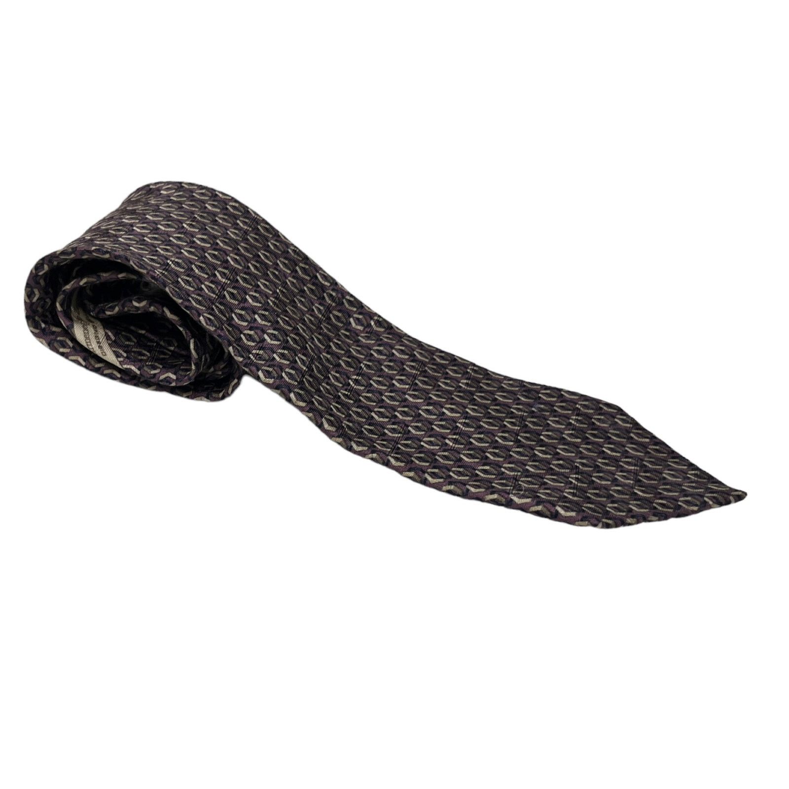 Ermenegildo Zegna Ermenegildo Zegna Purple Silk tie Made in Italy Size ONE SIZE - 11 Thumbnail