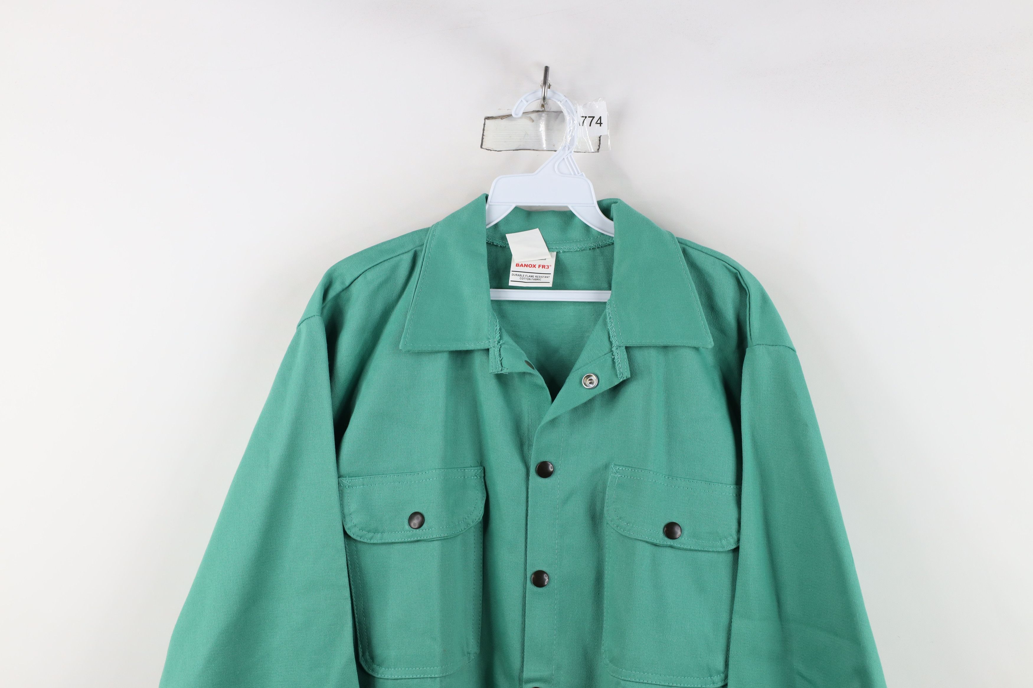 Vintage Streetwear Flame Resistant Work Button Shirt Jacket Shacket Size US M / EU 48-50 / 2 - 2 Thumbnail