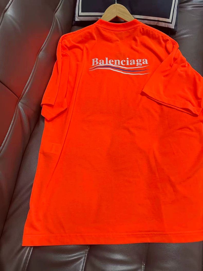 Balenciaga Balenciaga Fluorescent orange cola short sleeve Size US S / EU 44-46 / 1 - 3 Thumbnail