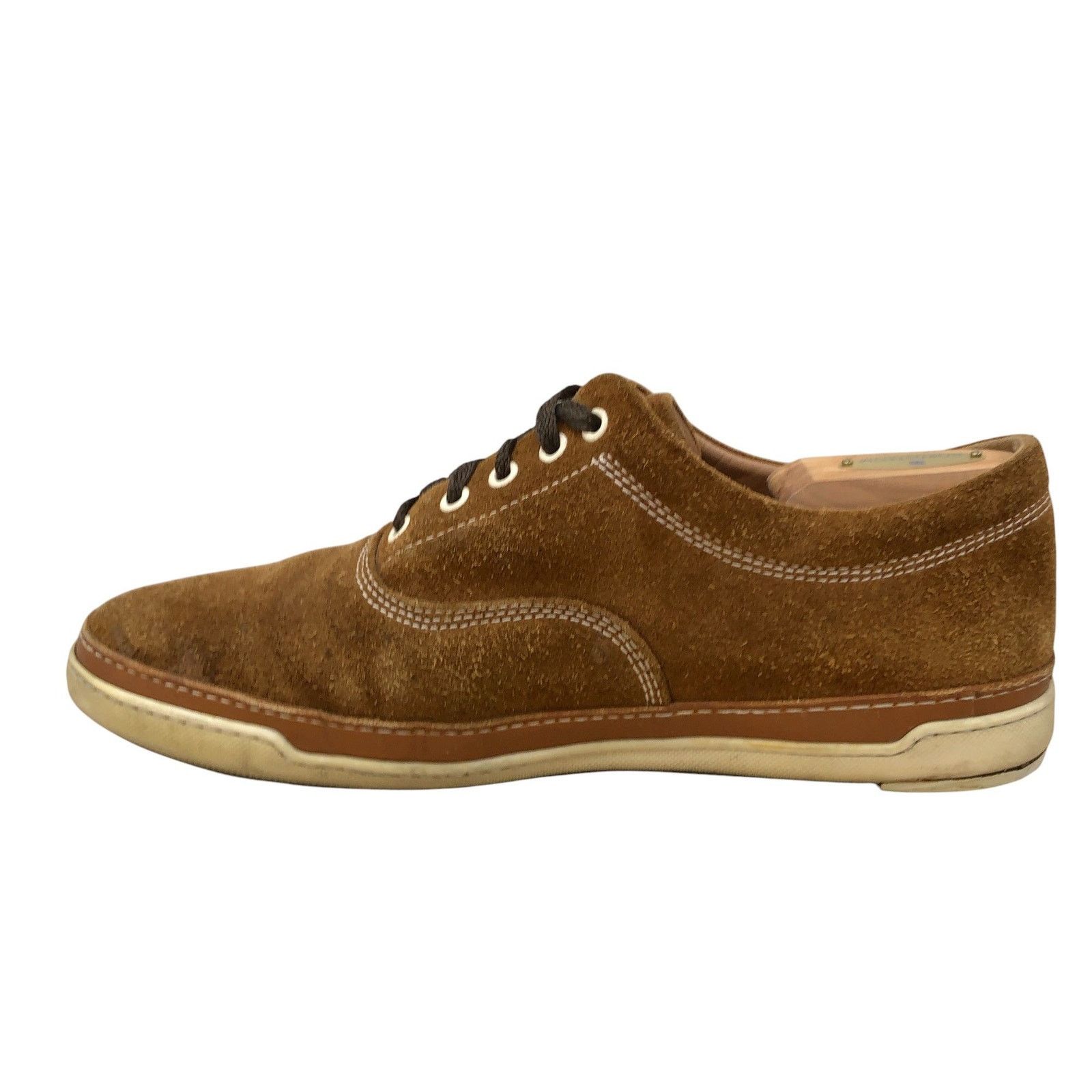 Allen Edmonds Allen Edmonds Shoes 10 D Brown Suede Lace Up Casual Sneakers Size US 10 / EU 43 - 6 Thumbnail