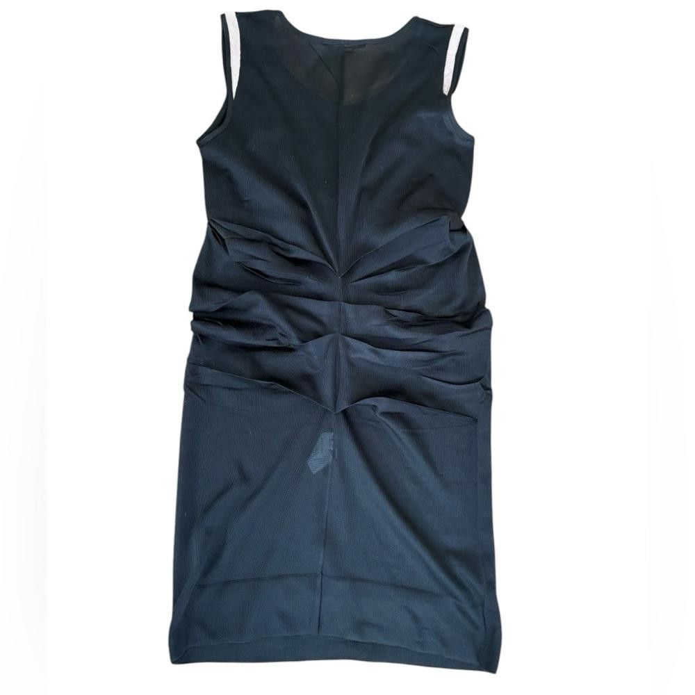 Marithe + Francois Girbaud Marithe Francois Girbaud Ruched Draped Sheer Midi Dress Size M / US 6-8 / IT 42-44 - 1 Thumbnail