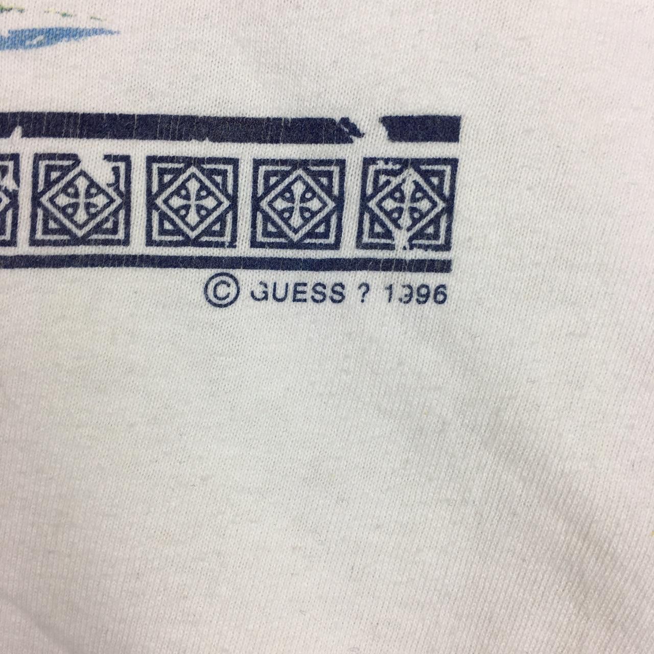 Guess Vtg GUESS hawaii Tee Tshirt White Copyright 1996 Size US M / EU 48-50 / 2 - 2 Thumbnail