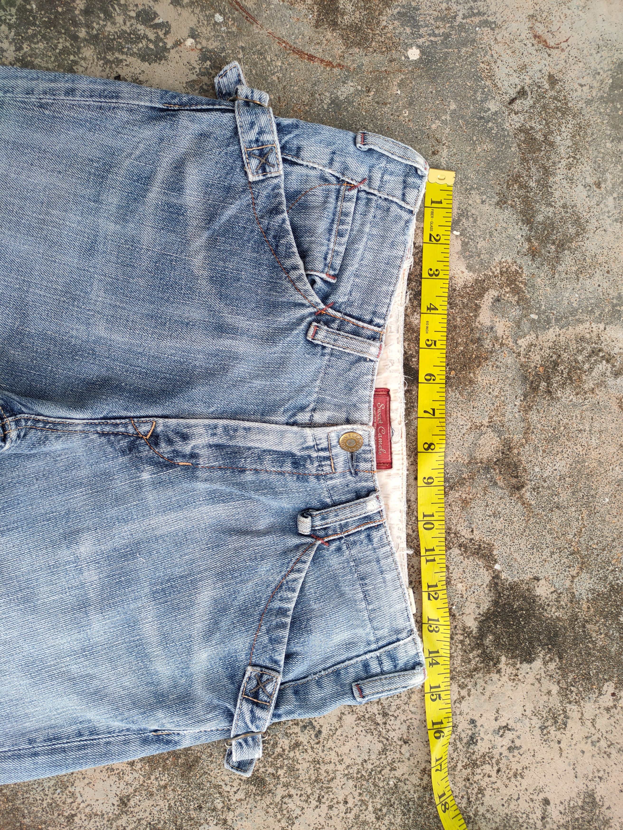 Japanese Brand × Jean × Vintage VINTAGE SWEET CAMEL WOMAN FLARE FADED JEANS DENIM PANTS Size US 29 - 5 Thumbnail