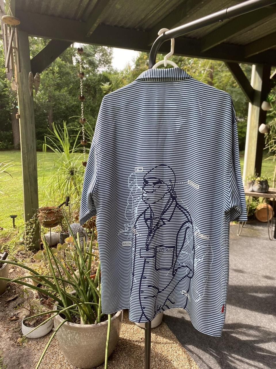 Southpole 90s Blue South Pole Graphic Button Down Tee XXL Size US XXL / EU 58 / 5 - 4 Thumbnail